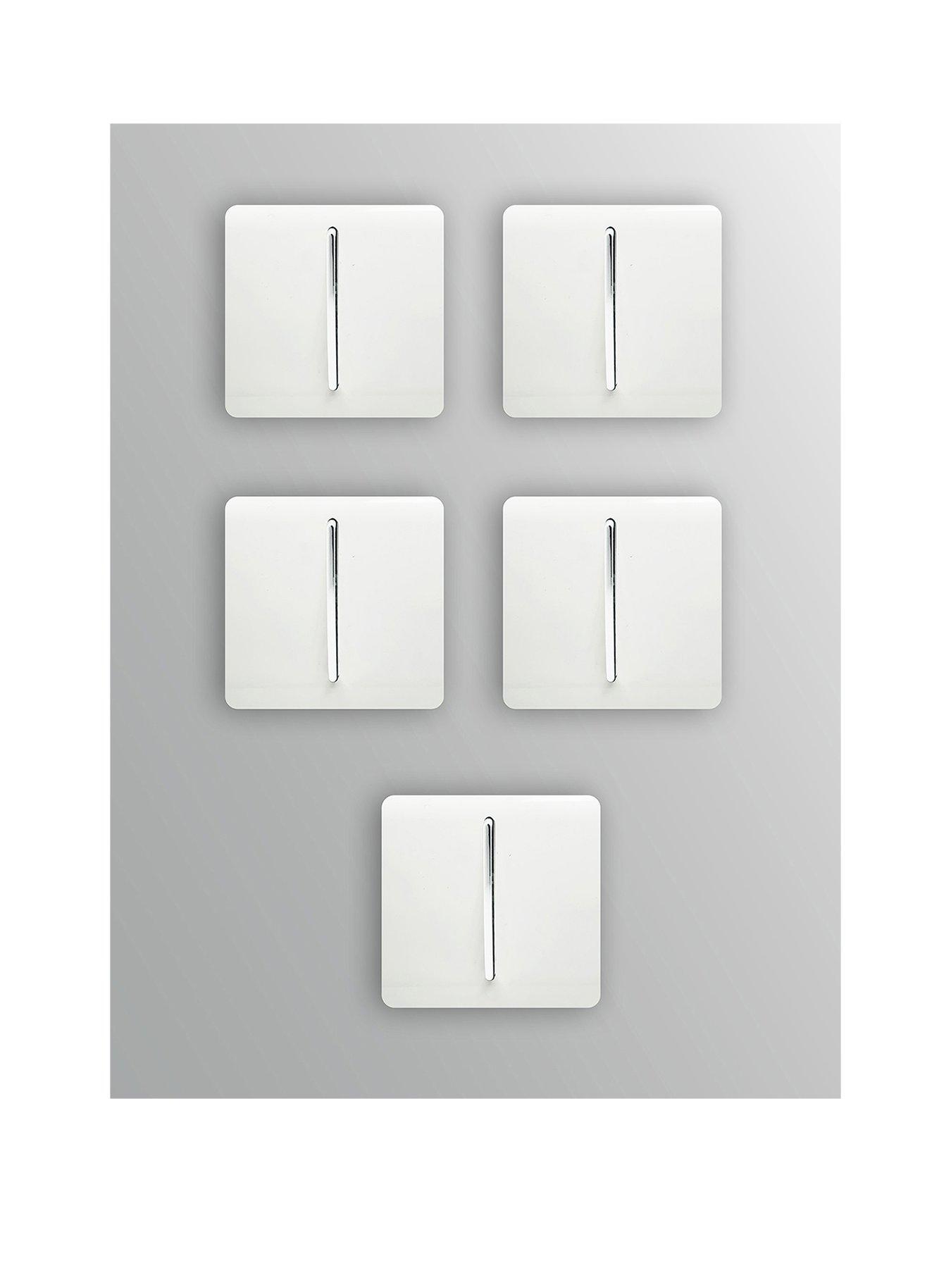 Product photograph of Trendiswitch 1g 2w 10 Amp Switch Five Pack from very.co.uk