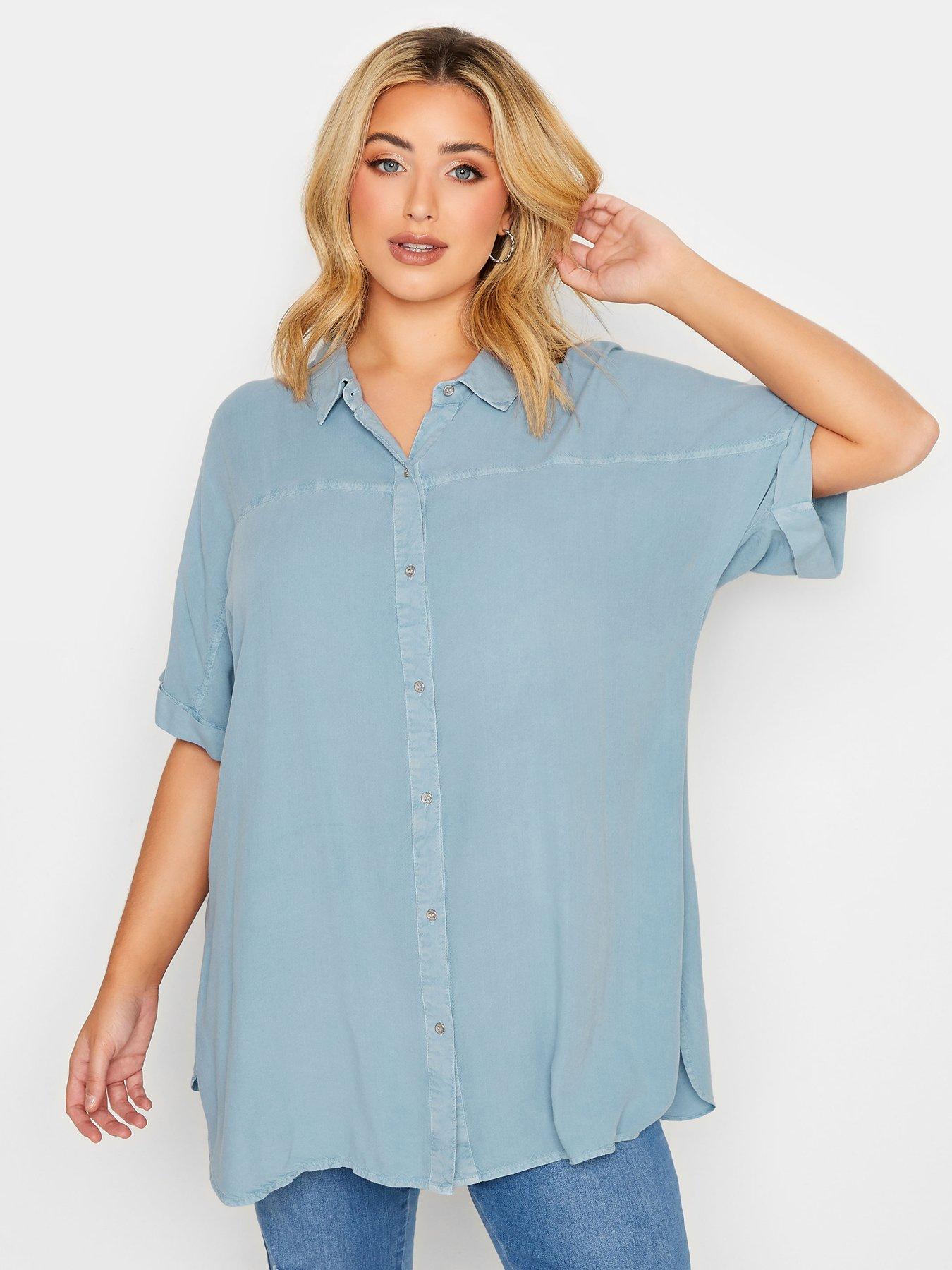 Short sleeve sale chambray dress