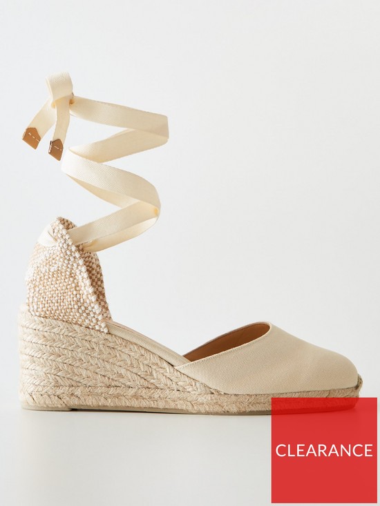 front image of castaner-carina-6nbspwedged-espadrille-sandals-white