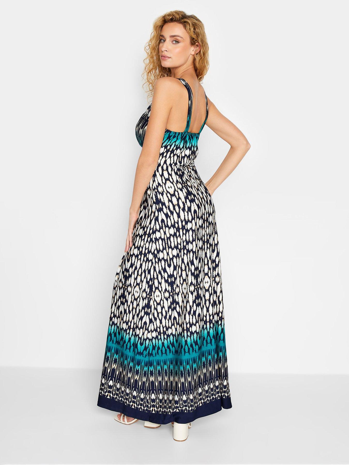 Aztec print maxi dress sale