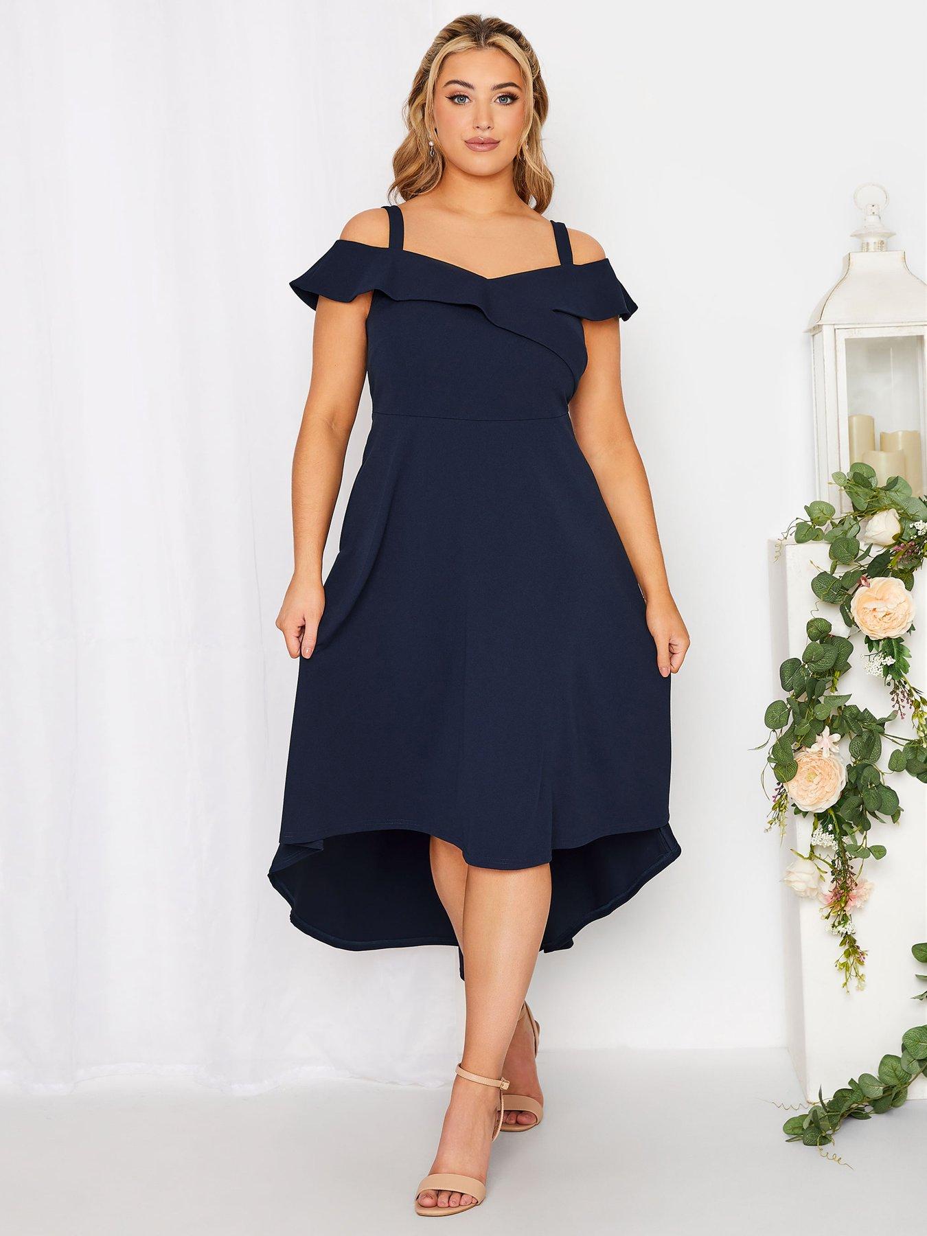 Next navy bardot outlet dress