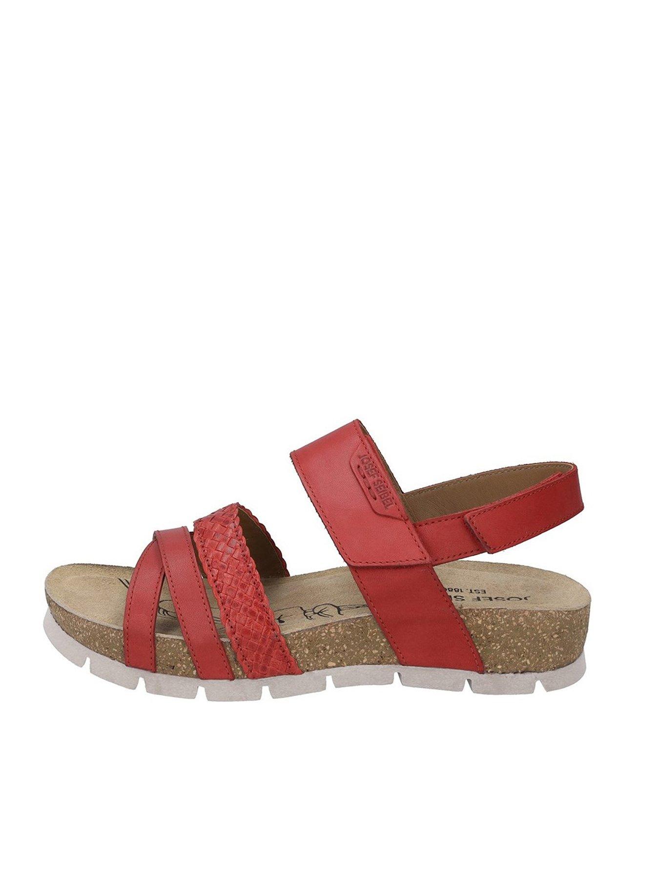 Josef seibel hot sale red sandals