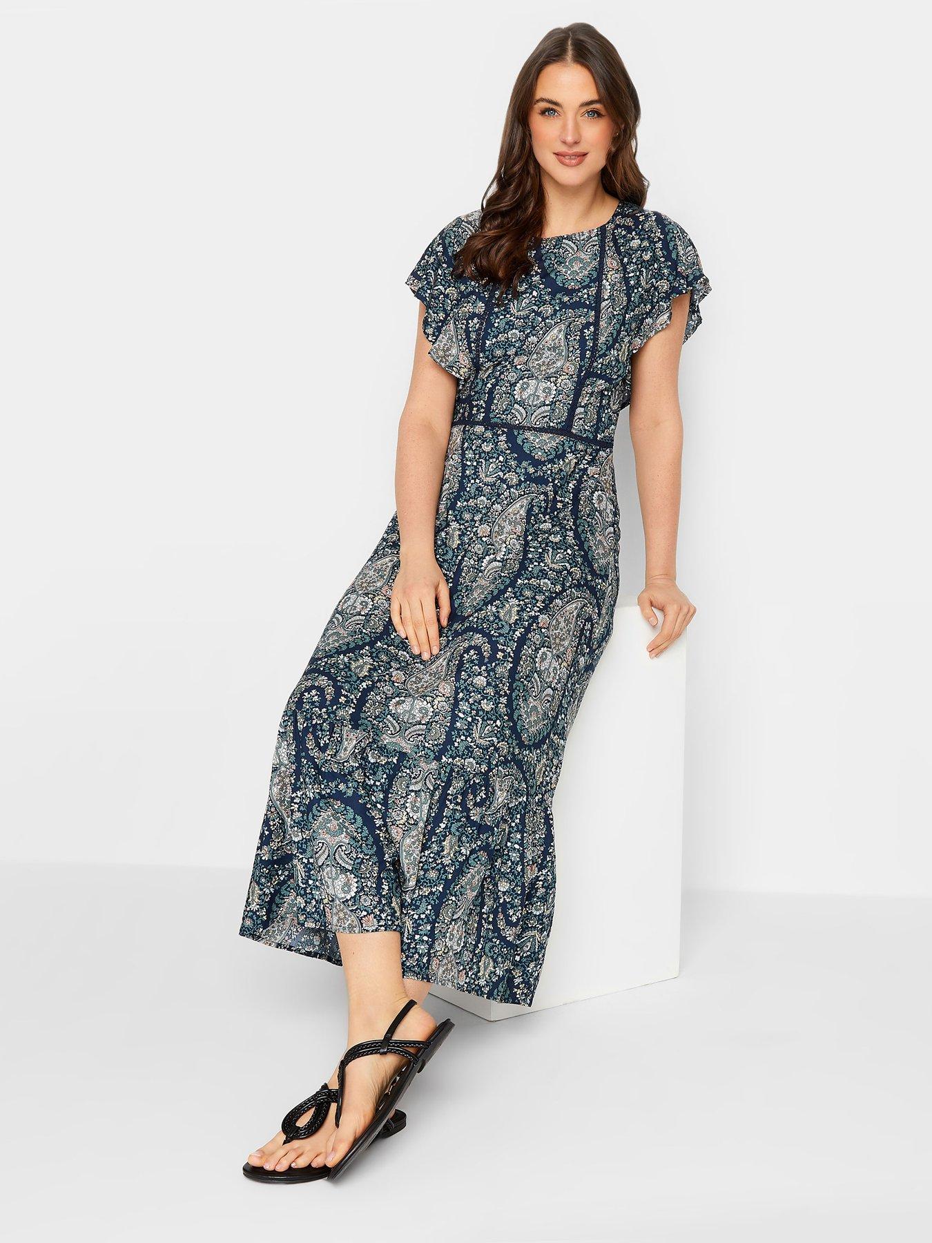 Paisley maxi dress clearance uk