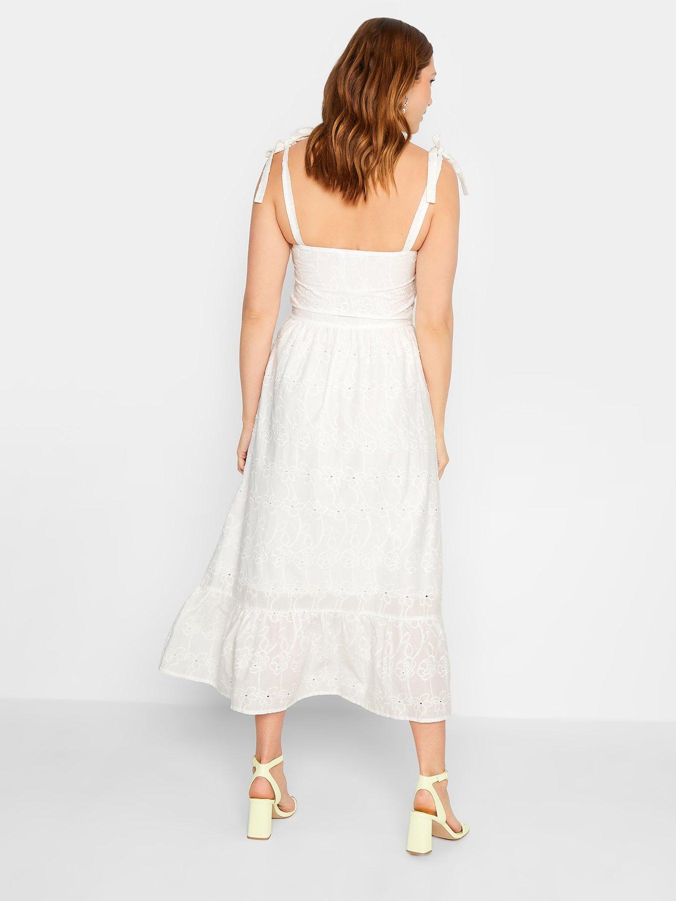 Long Tall Sally Cotton Sundress White Very