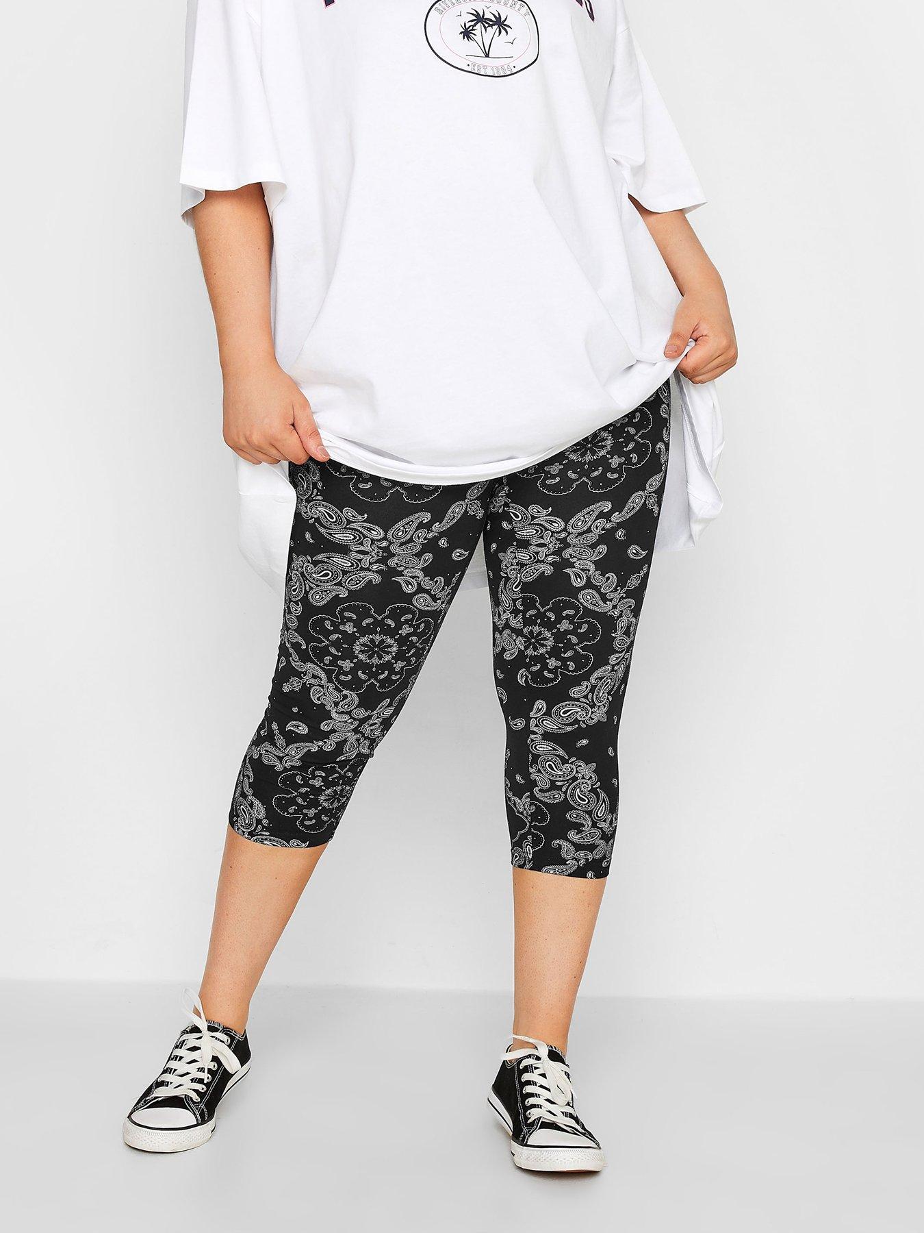 Plus size store cropped leggings uk