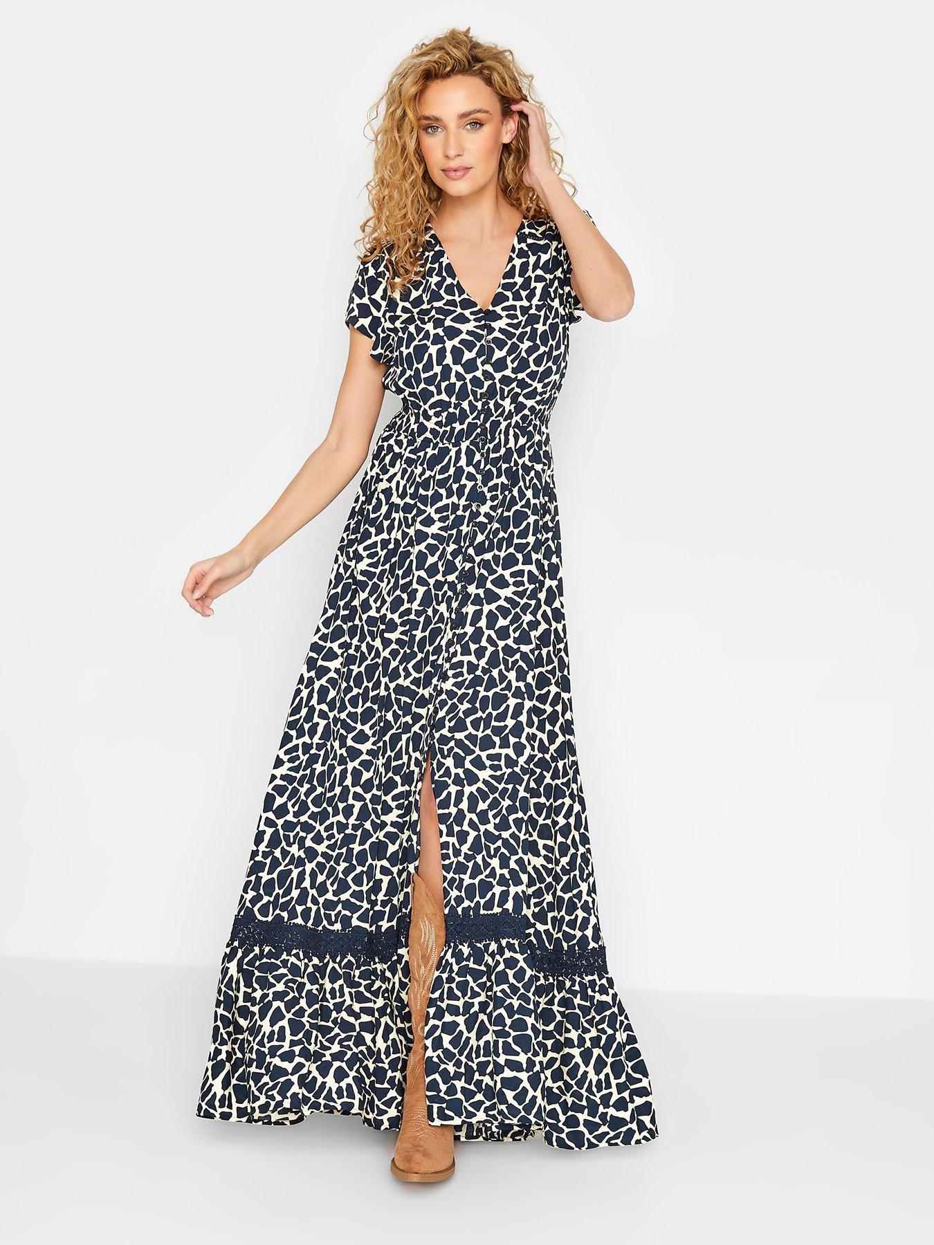 Giraffe print hot sale maxi dress