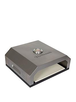 Product photograph of La Hacienda Bbq Pizza Oven Stainless Steel from very.co.uk