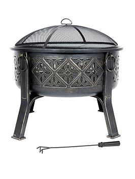 Product photograph of La Hacienda Moresque Firepit With Bbq Grill from very.co.uk