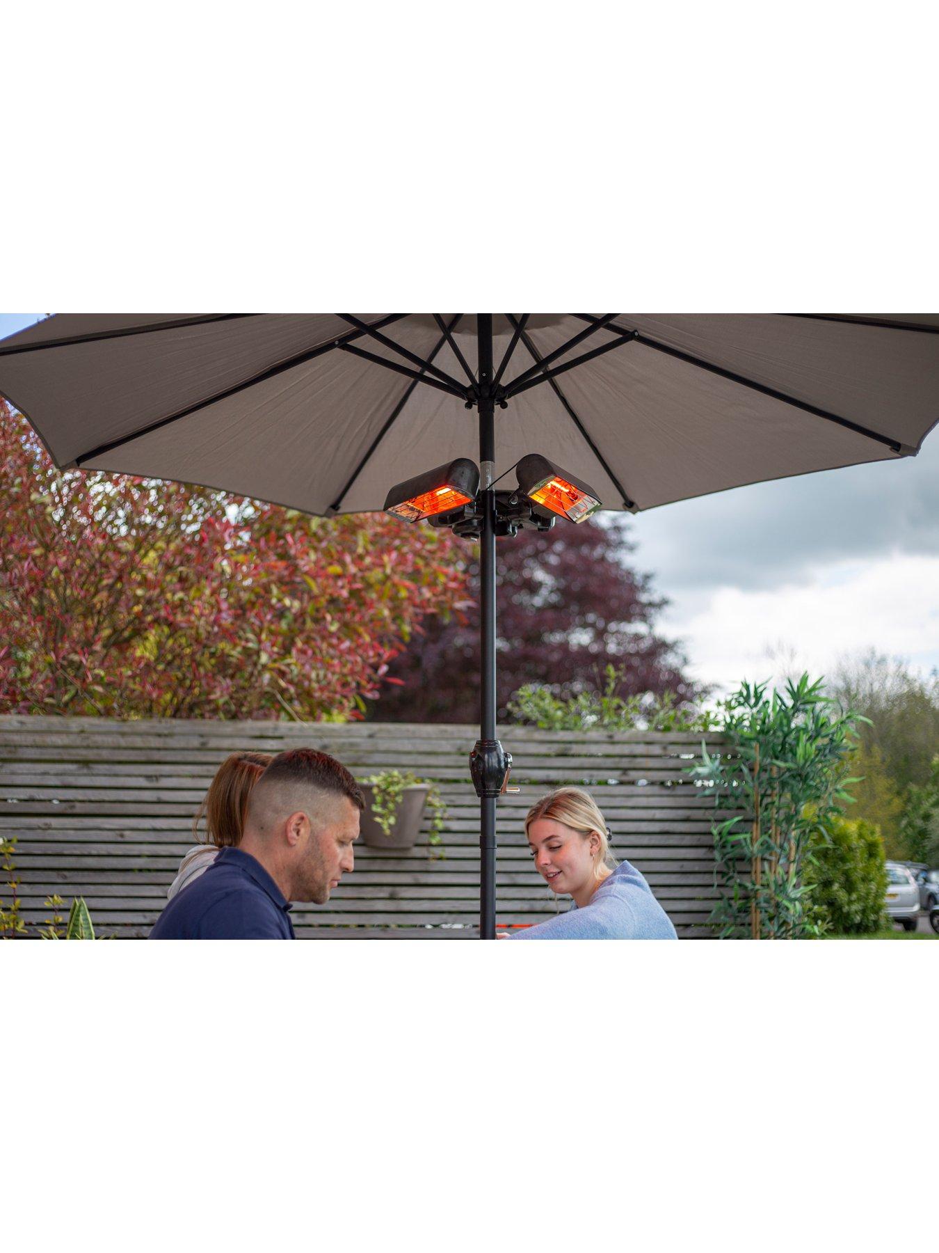 La Hacienda Heatmaster Slimline Patio Parasol Heater | very.co.uk