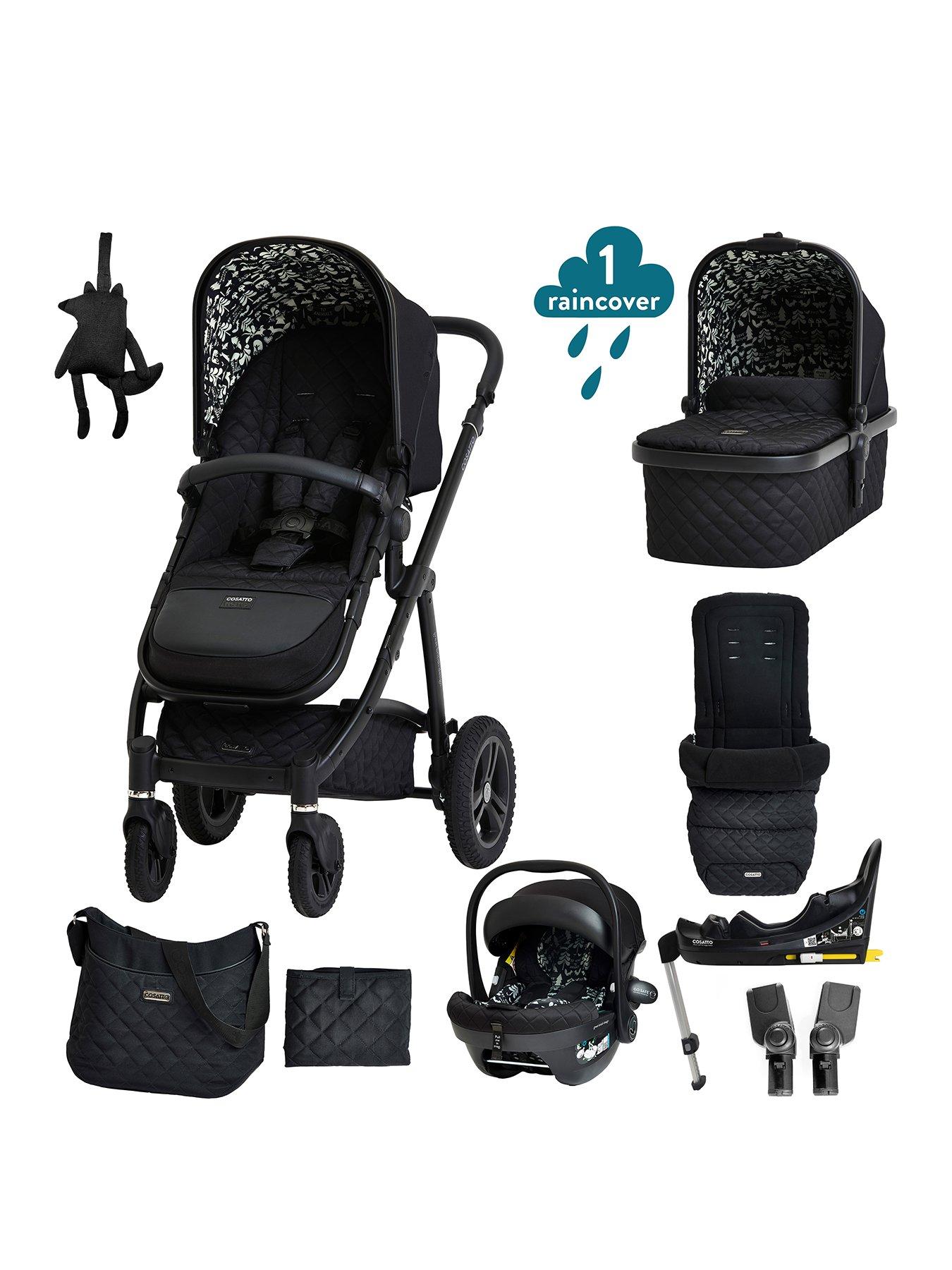 Image 1 of 8 of Cosatto Wow 2 Everything Pushchair Bundle -&nbsp;Silhouette