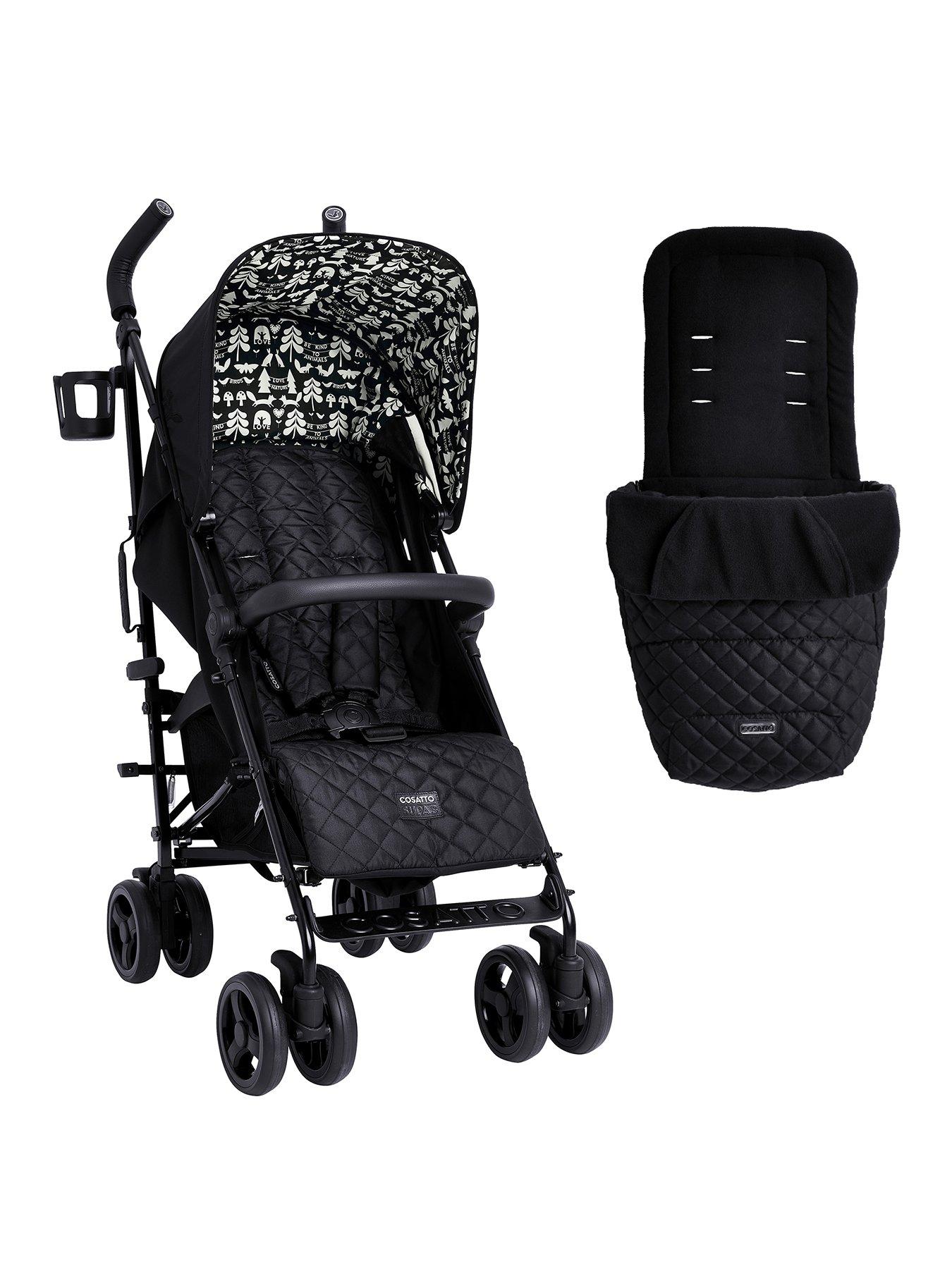 Cosatto Supa 3 Stroller with footmuff (0-25kg) - Silhouette