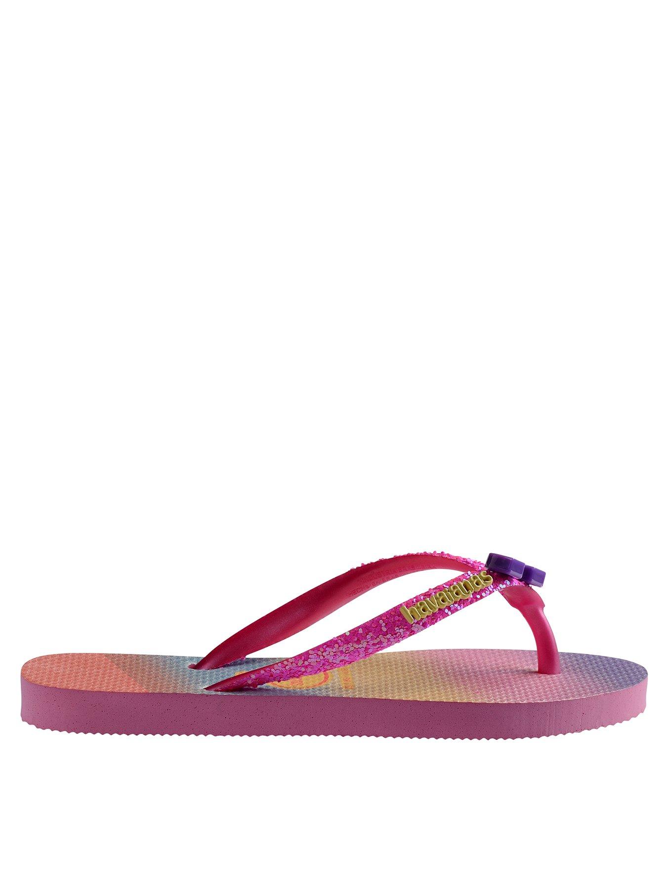 Rainbow flip flops on sale clearance