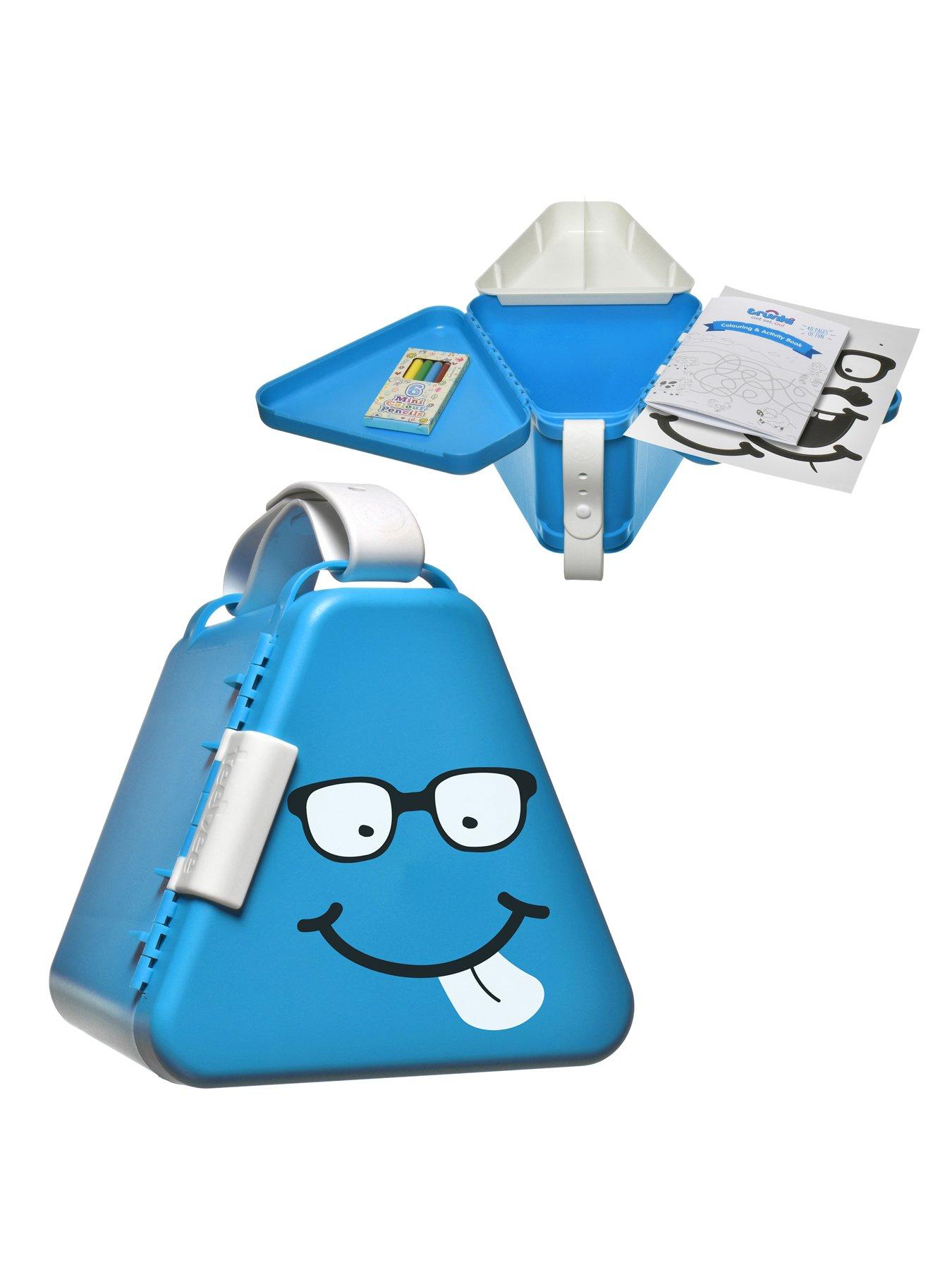 Image 3 of 7 of trunki TeeBee Travel ToyBox / Lap Tray Blue