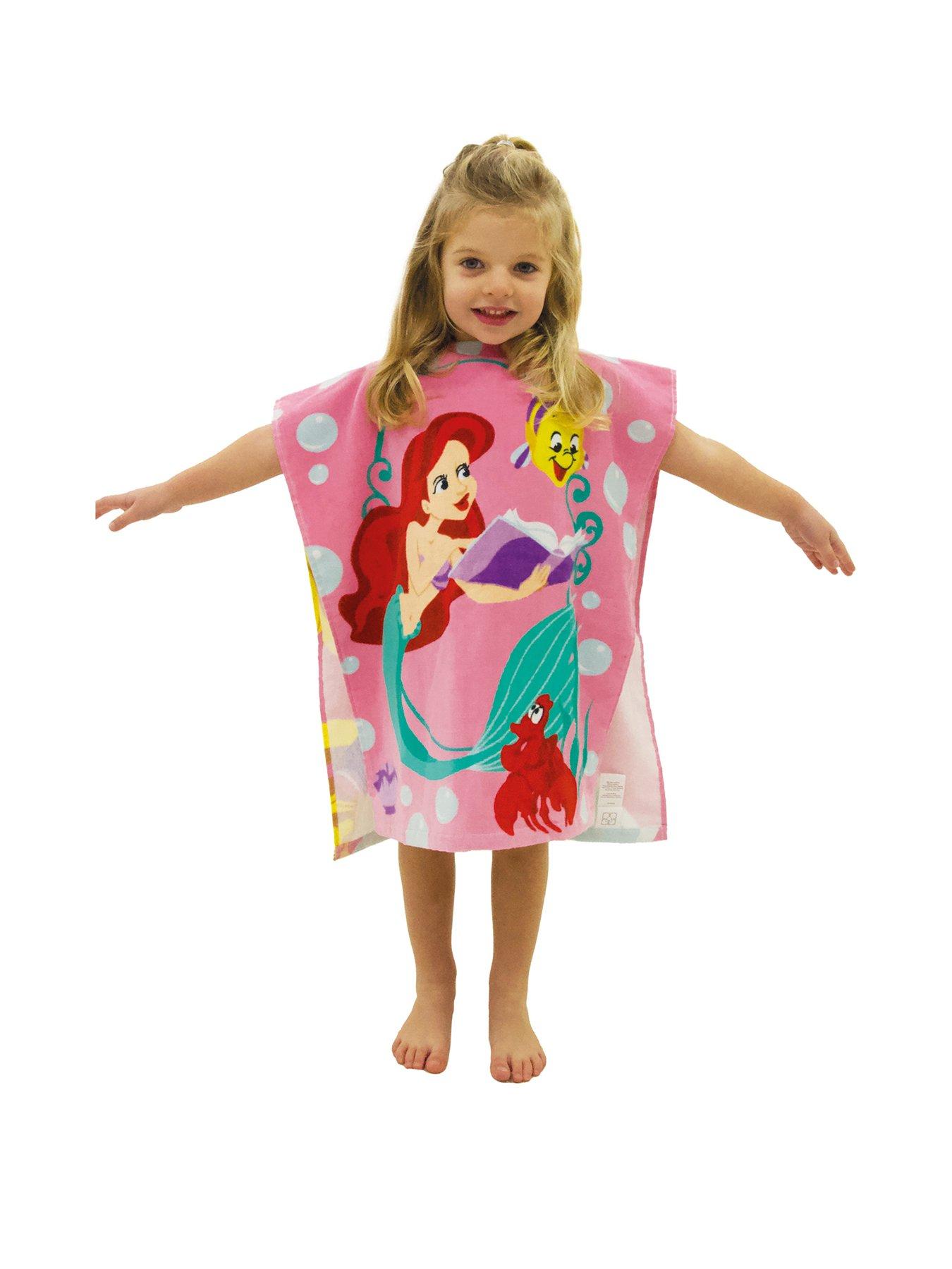 Product photograph of Disney Princess Royal Tales Poncho Towel from very.co.uk