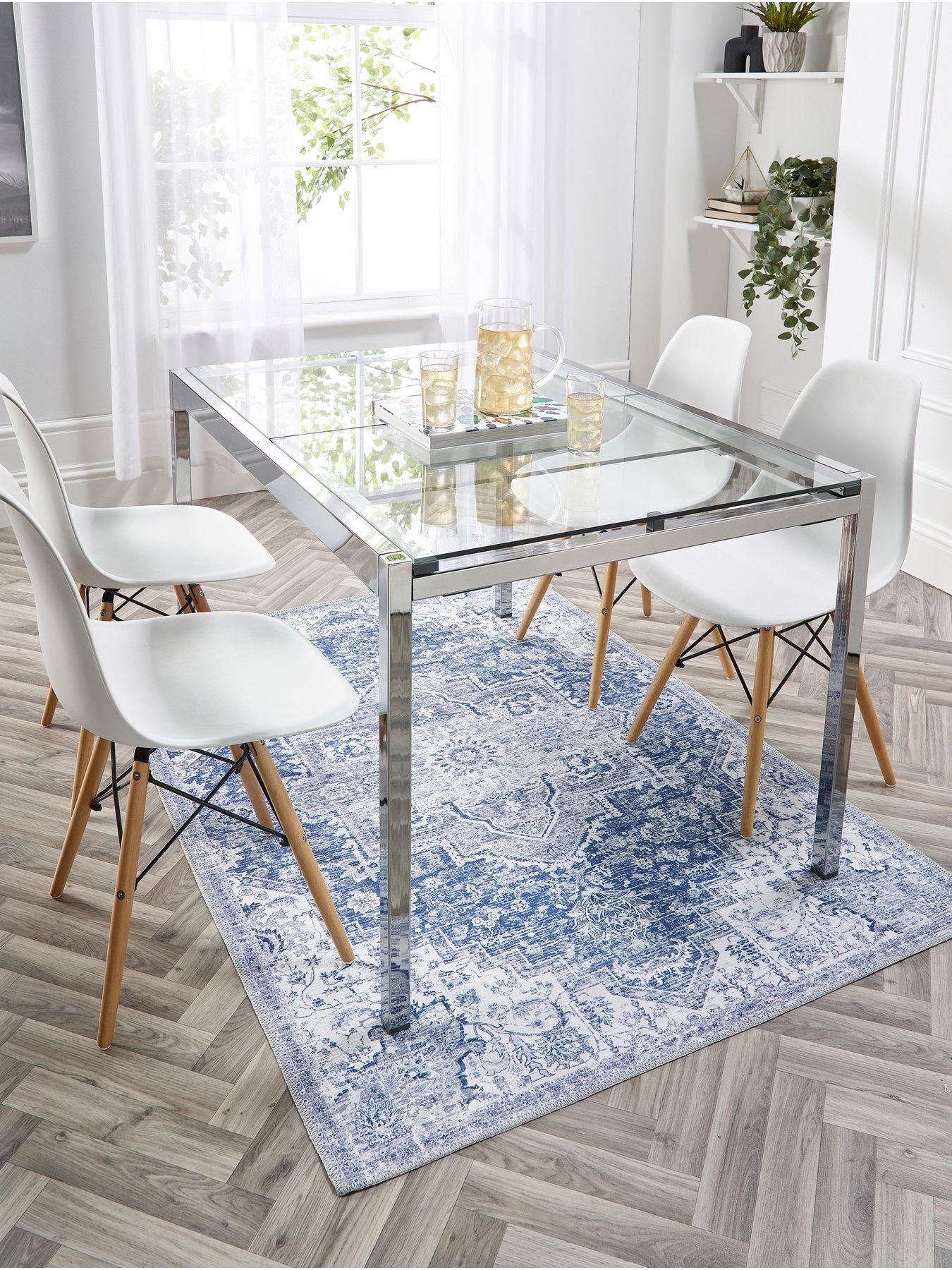 undefined My Washable Garda Rug - Blue
