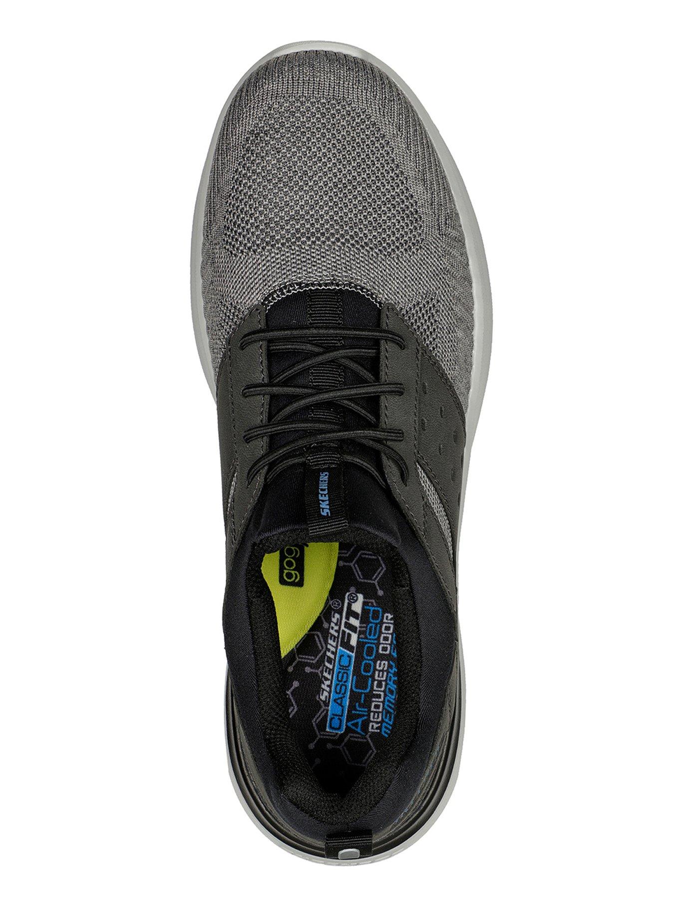 Skechers glider slip hot sale on bungee trainer