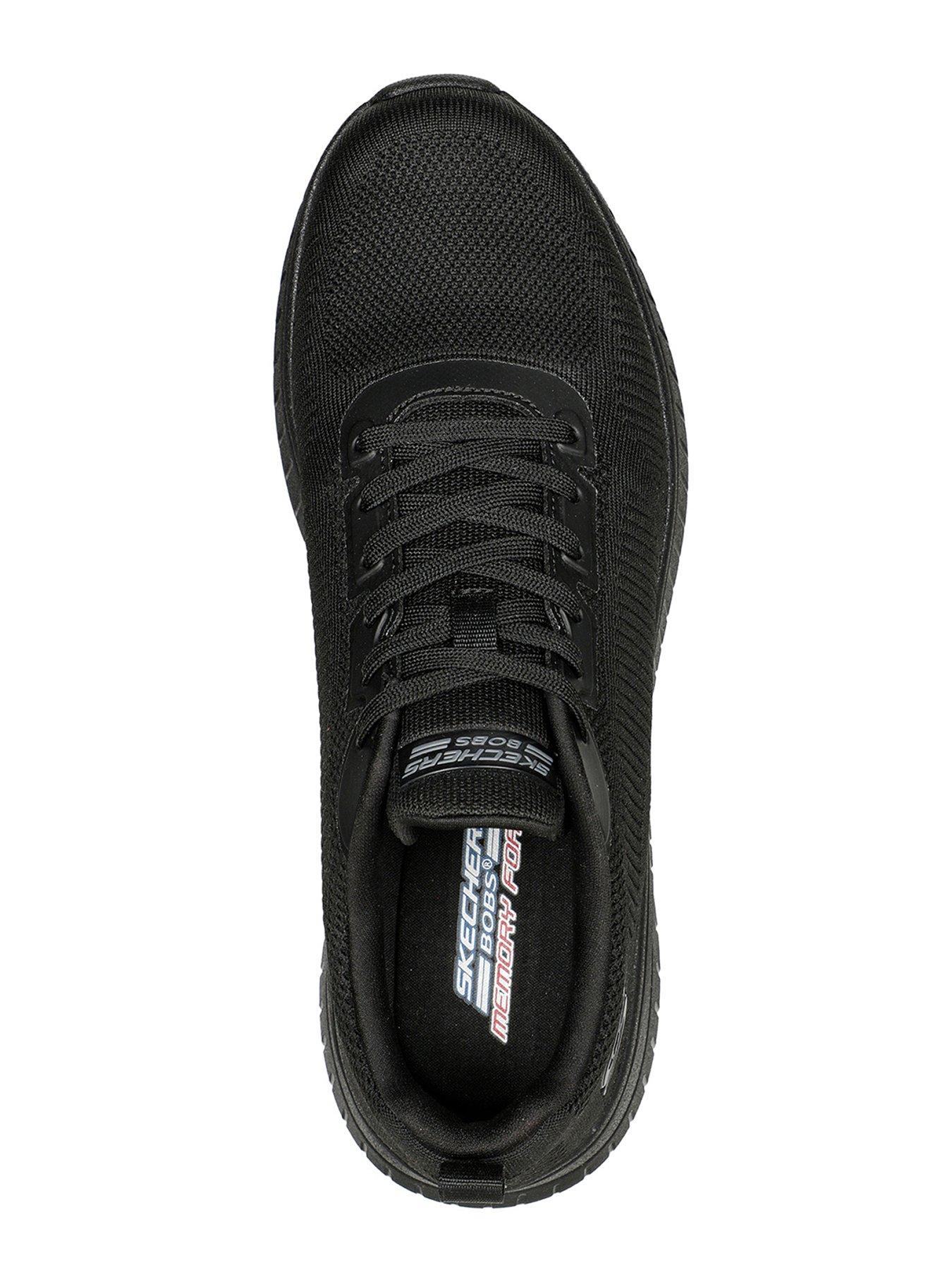 Skechers Bobs Squad Chaos Lace Up Trainers Black very