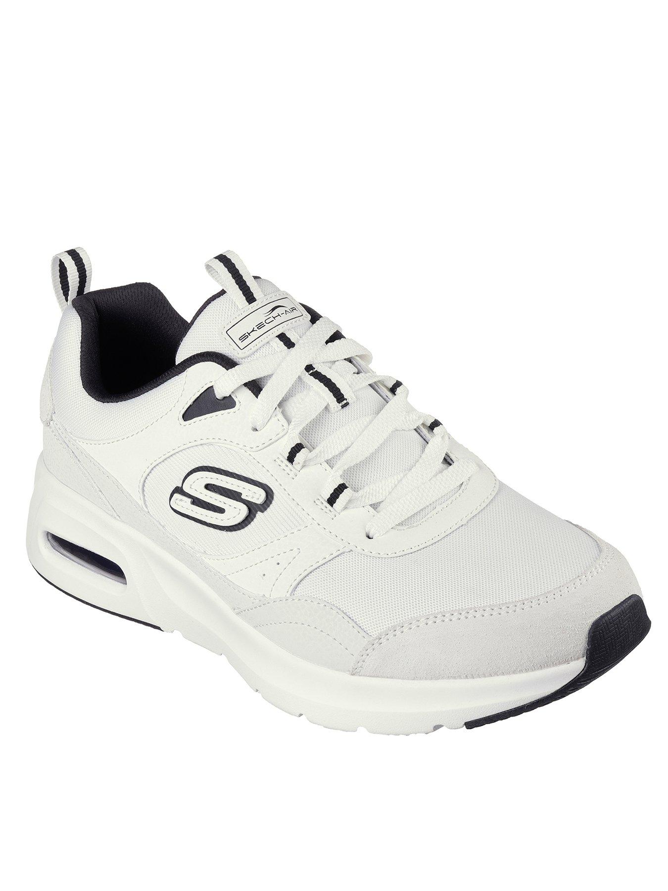 White clearance sketcher trainers