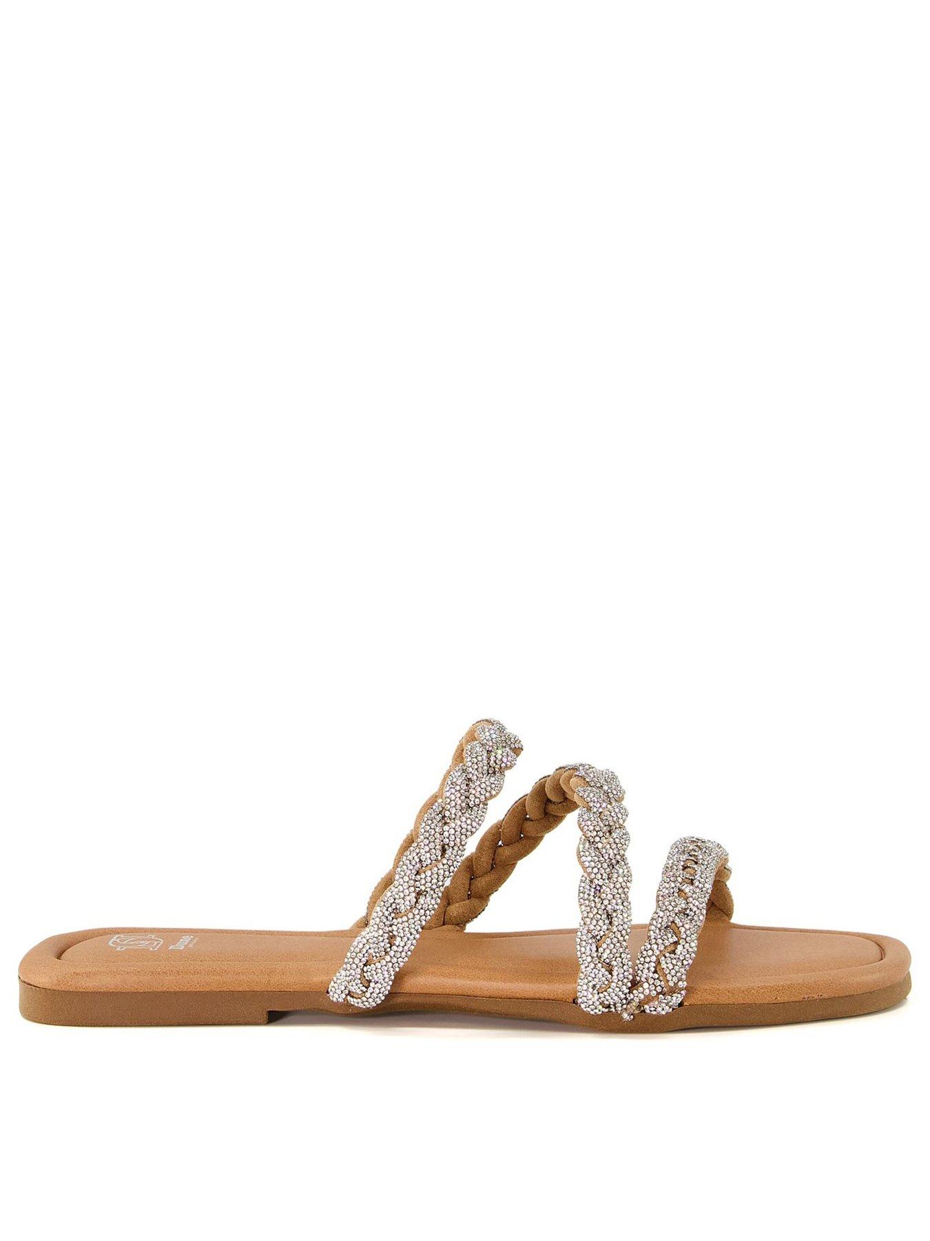 Dune flat deals sandals uk