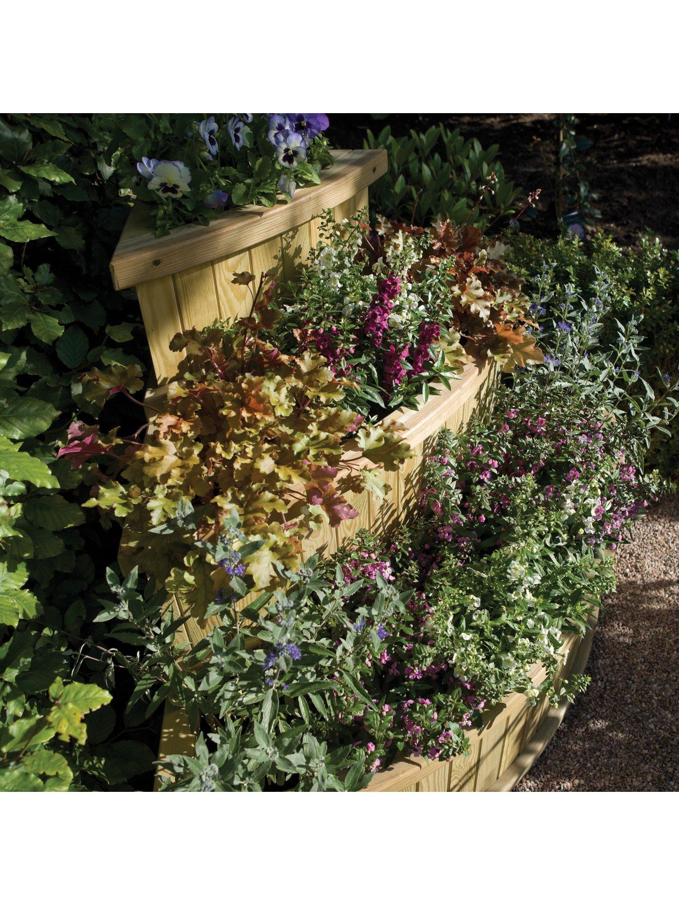 Image 3 of 4 of Rowlinson Marberry Corner Cascade Planter