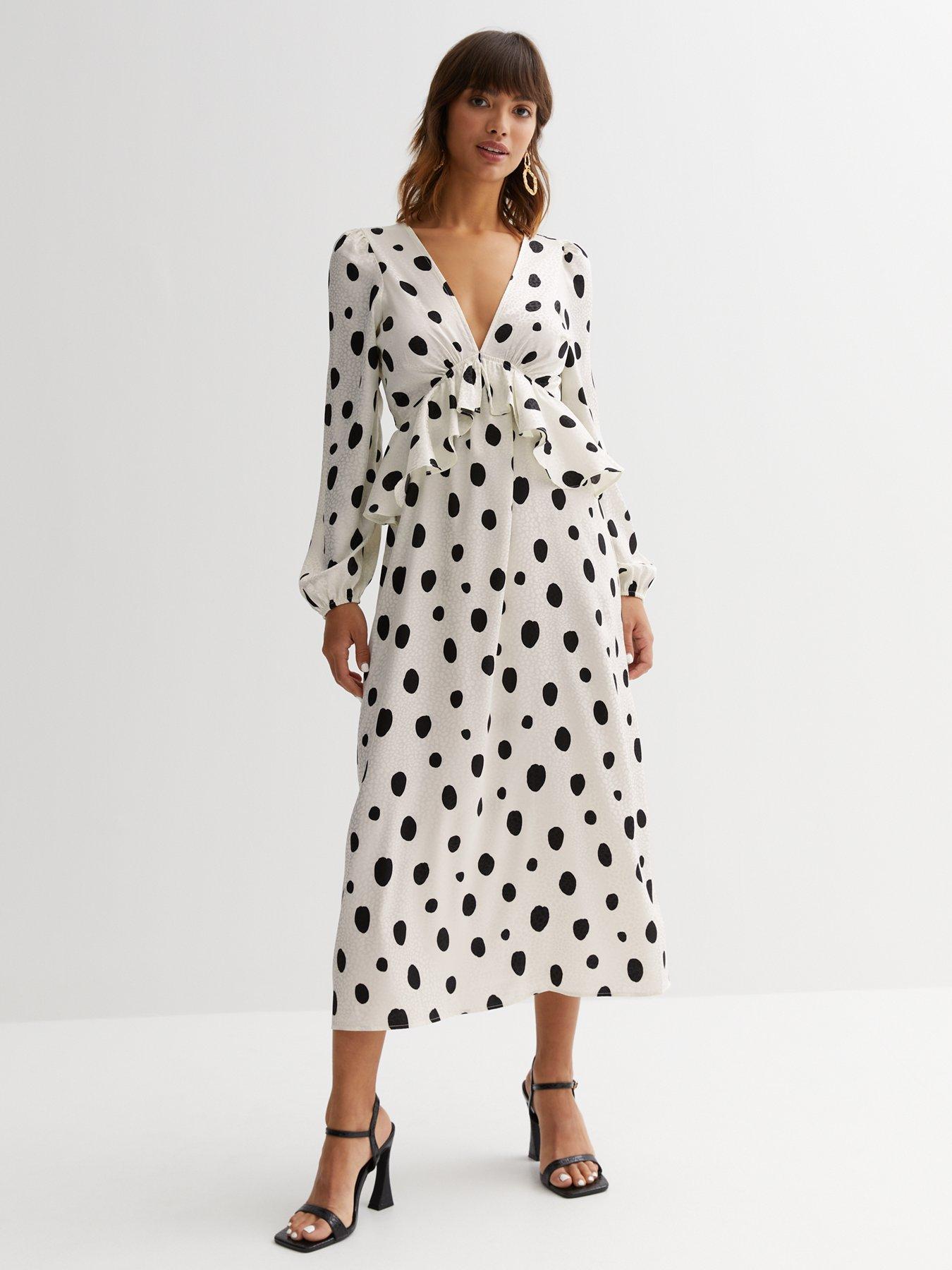 Ruffle hotsell midi dress