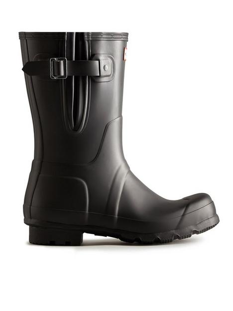 hunter-mens-original-short-side-adjustable-boot-black