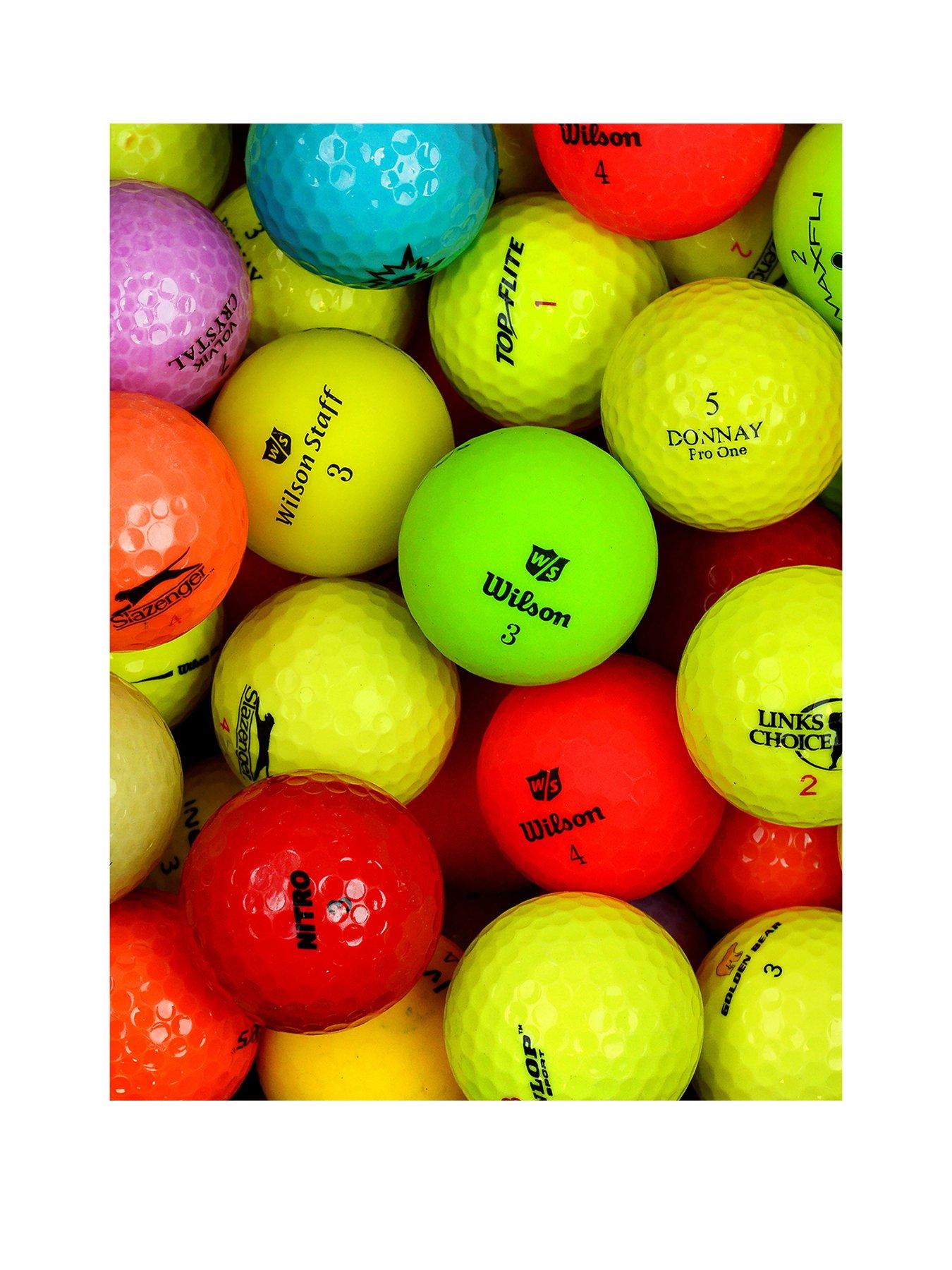 undefined 48 Mixed Colour Golf Balls Grade A