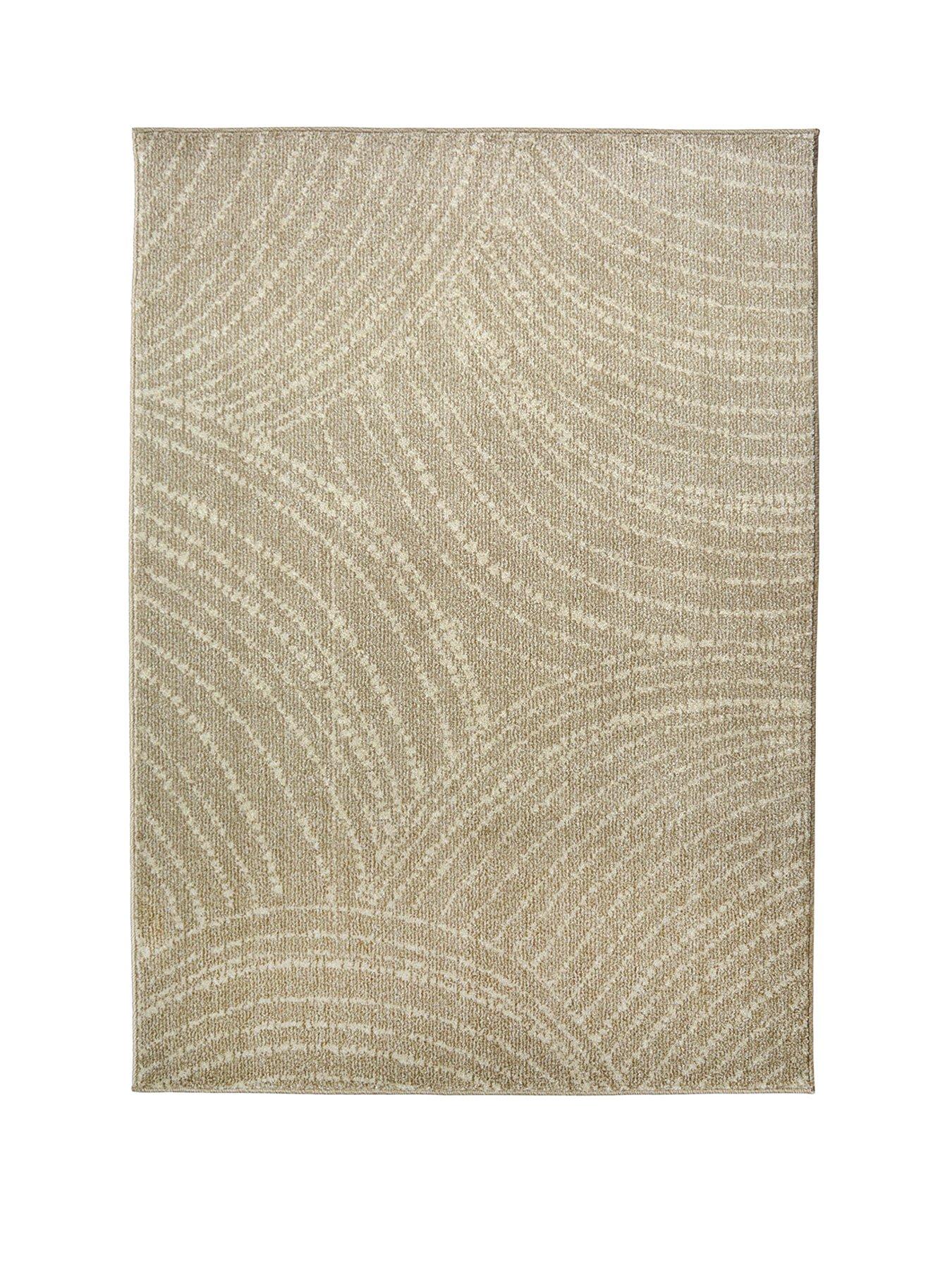 Product photograph of Villa Curved Lines Rug from very.co.uk