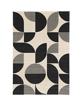 Product photograph of Creation Circles Shapes Rug from very.co.uk