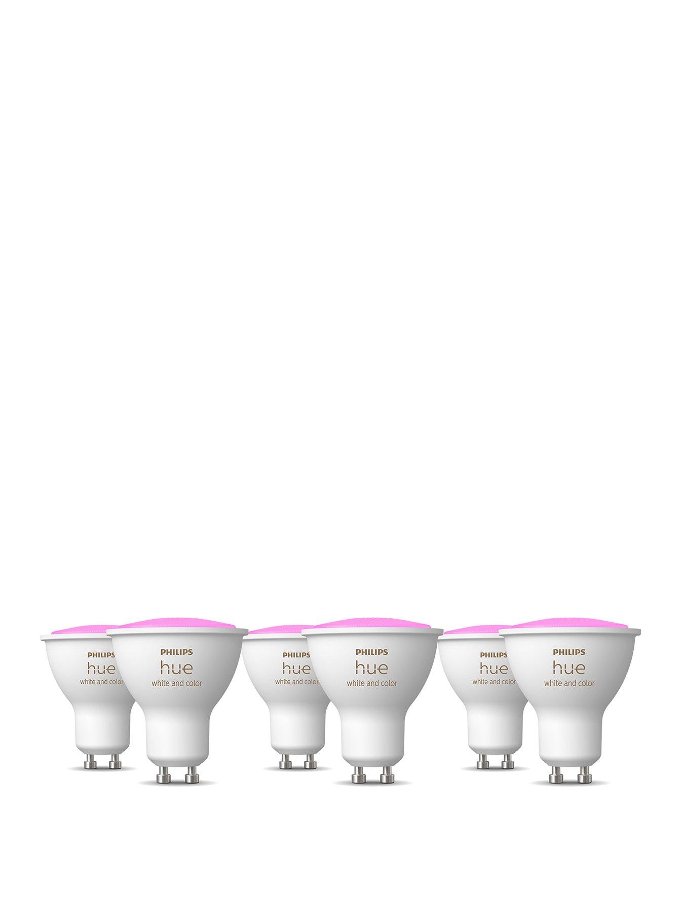 Philips Hue White and Color Ambiance GU10 Bluetooth Smart LED Bulb 60 Watts