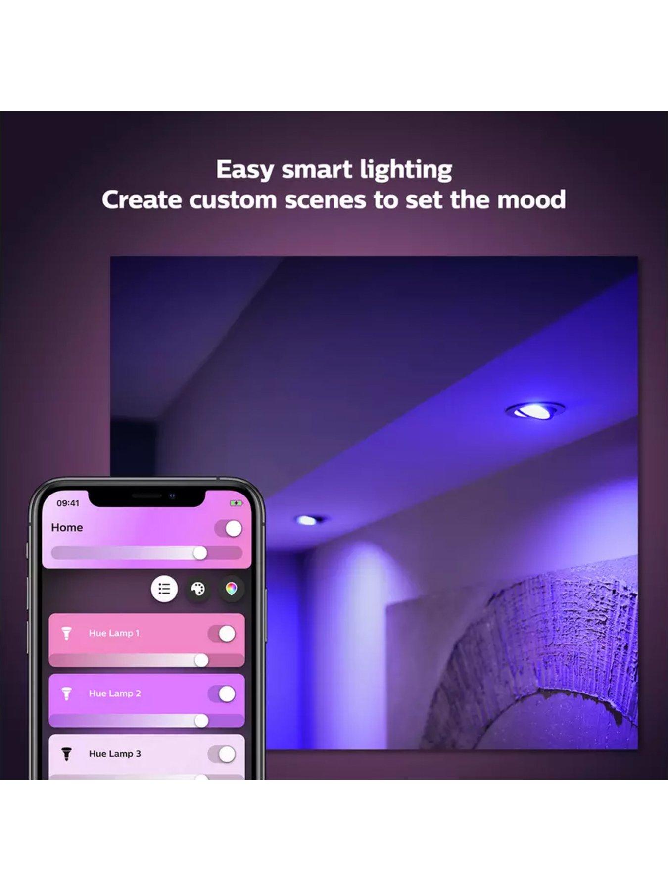 Pack Triple Philips Hue 4,3W GU10