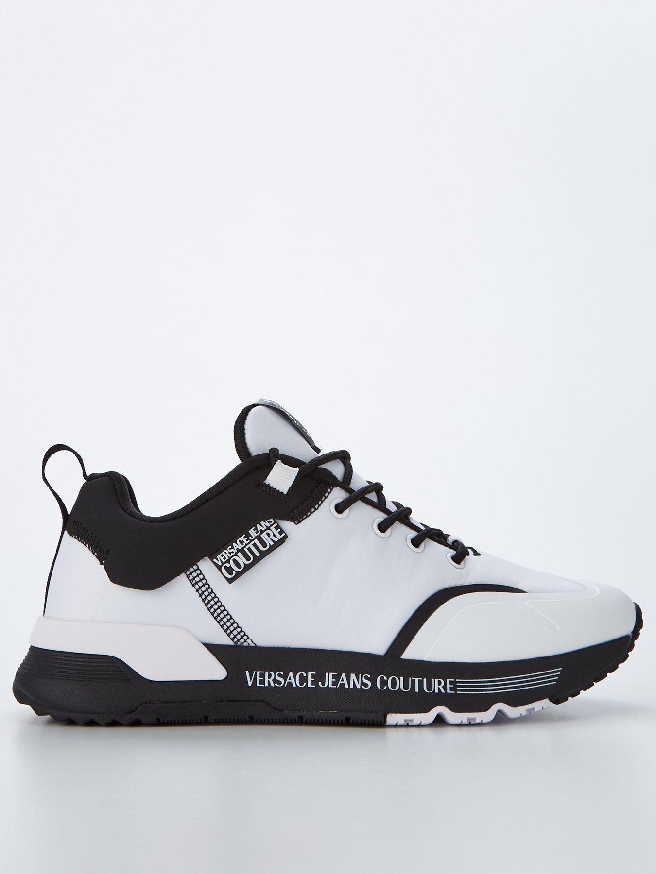 Versace Jeans Couture Men's Dynamic Runner Trainers - White | very.co.uk