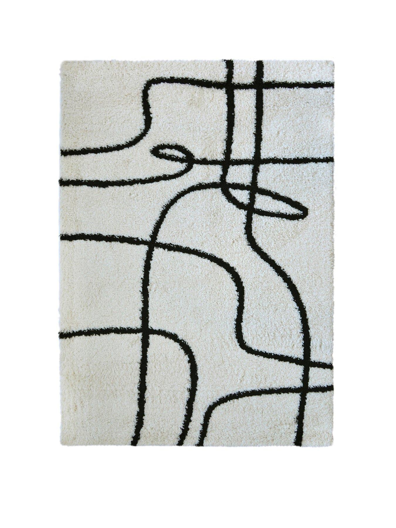 Product photograph of Snug Abstract Lines Rug from very.co.uk