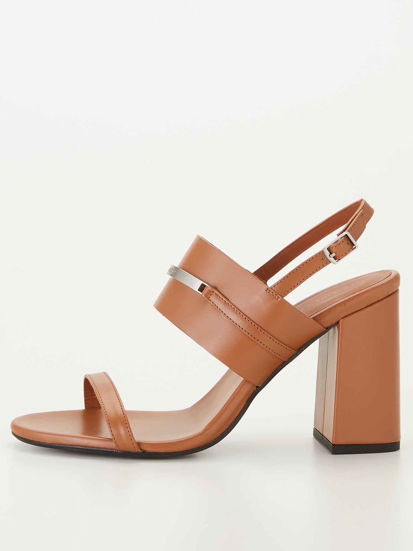 Calvin klein sale high heel sandals