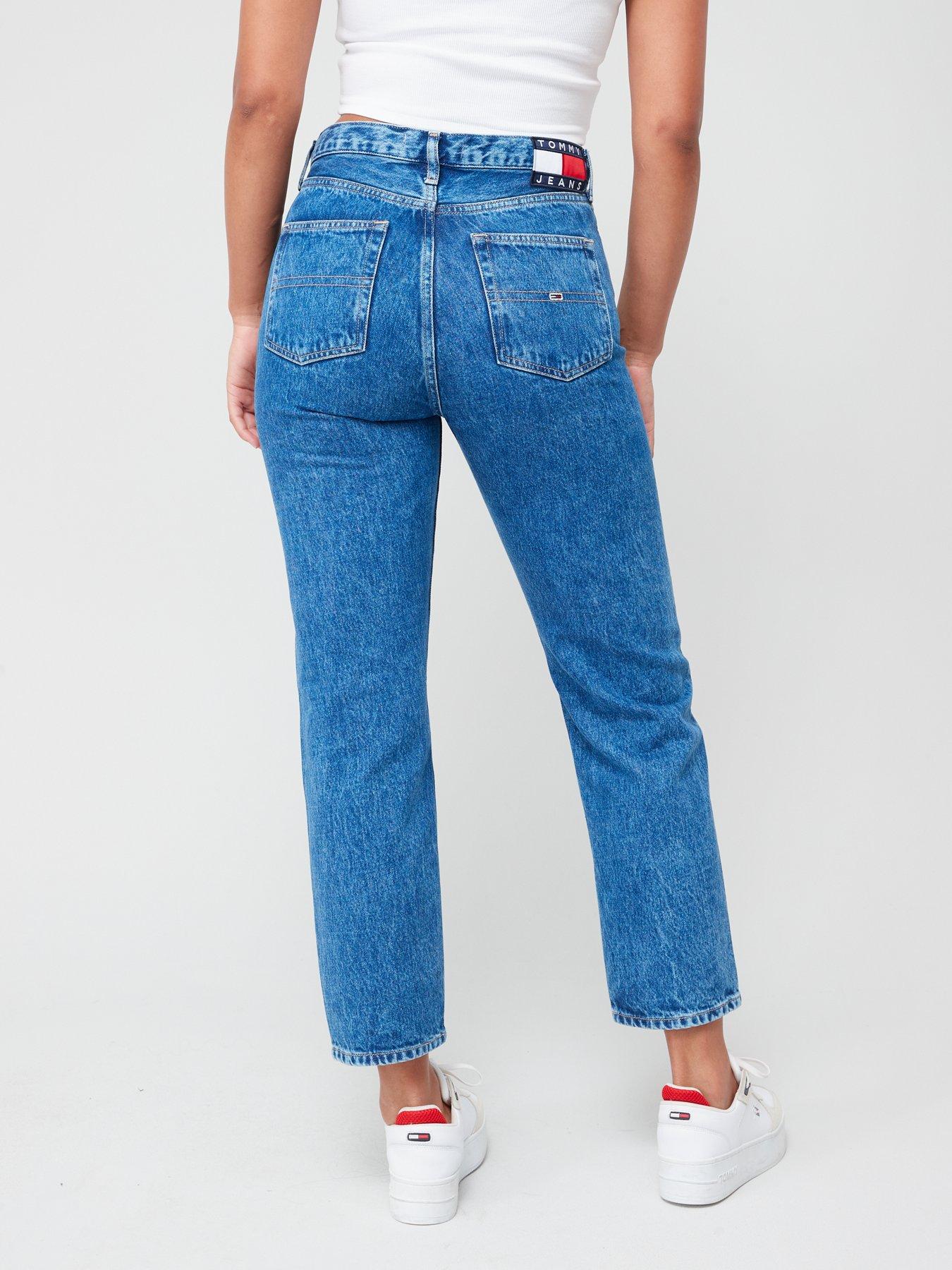 Tommy Hilger collections crest straight leg jeans in mid blue