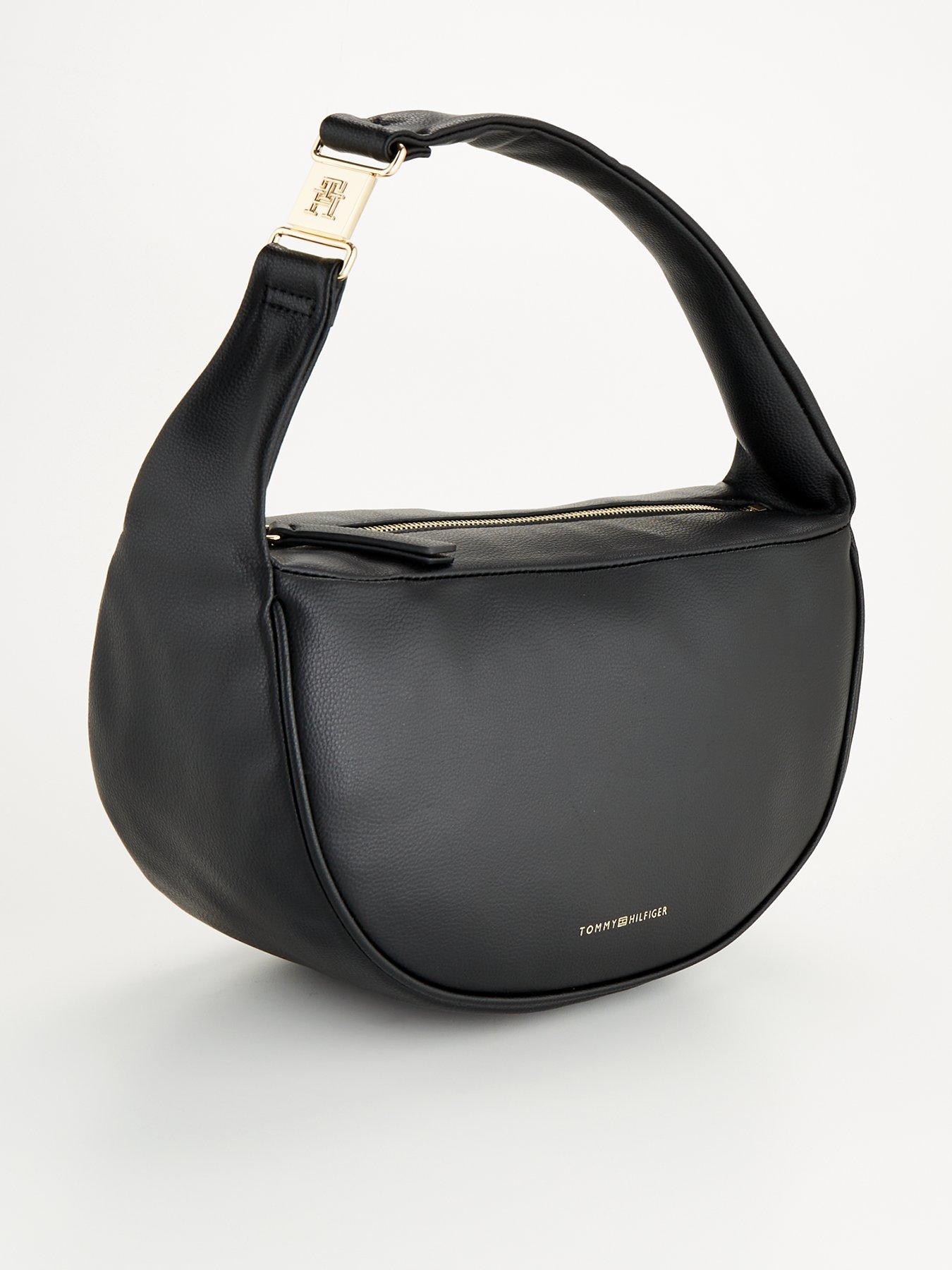 Tommy Hilfiger Buckle Strap Shoulder Bag Black very.co.uk