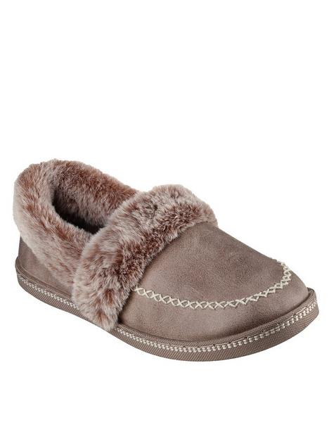 skechers-cozy-campfire-stitch-slipper-taupe-microleatherfaux-fur