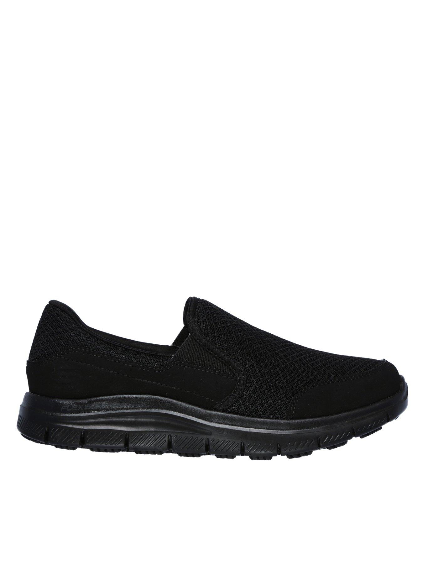 undefined Workwear Relaxed Fit Slip Resistant Double Gore Shoe - Black