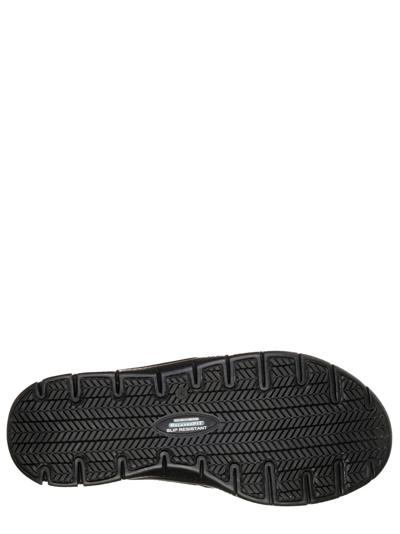 Skechers Relaxed Fit Double Gore Slip Resistant Black Very