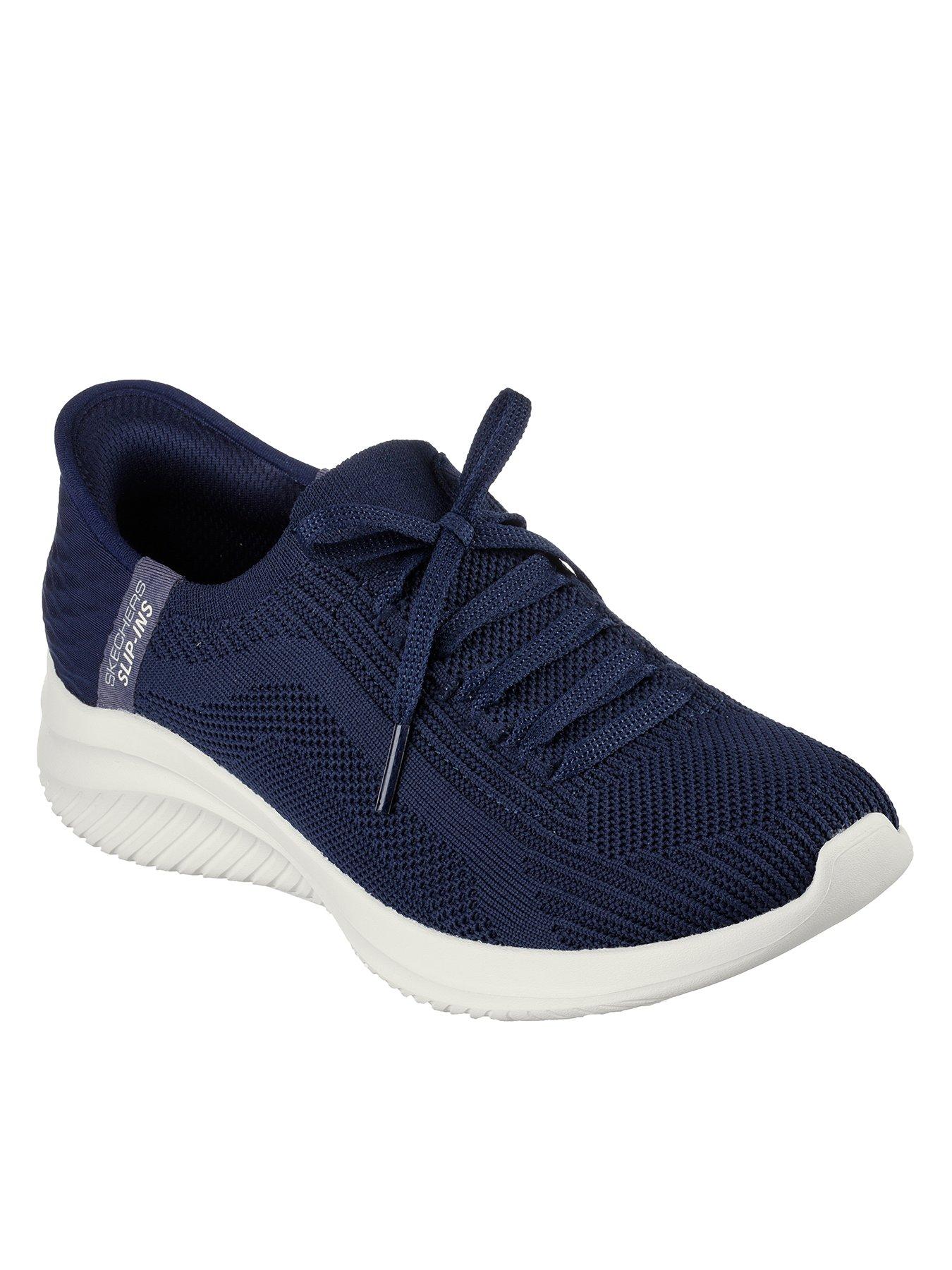 Stretch knit shoes by clearance skechers