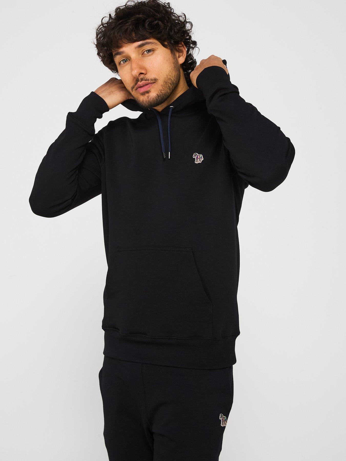 Image 4 of 5 of PS PAUL SMITH Zebra Logo Regular Fit Hoodie -&nbsp;Black