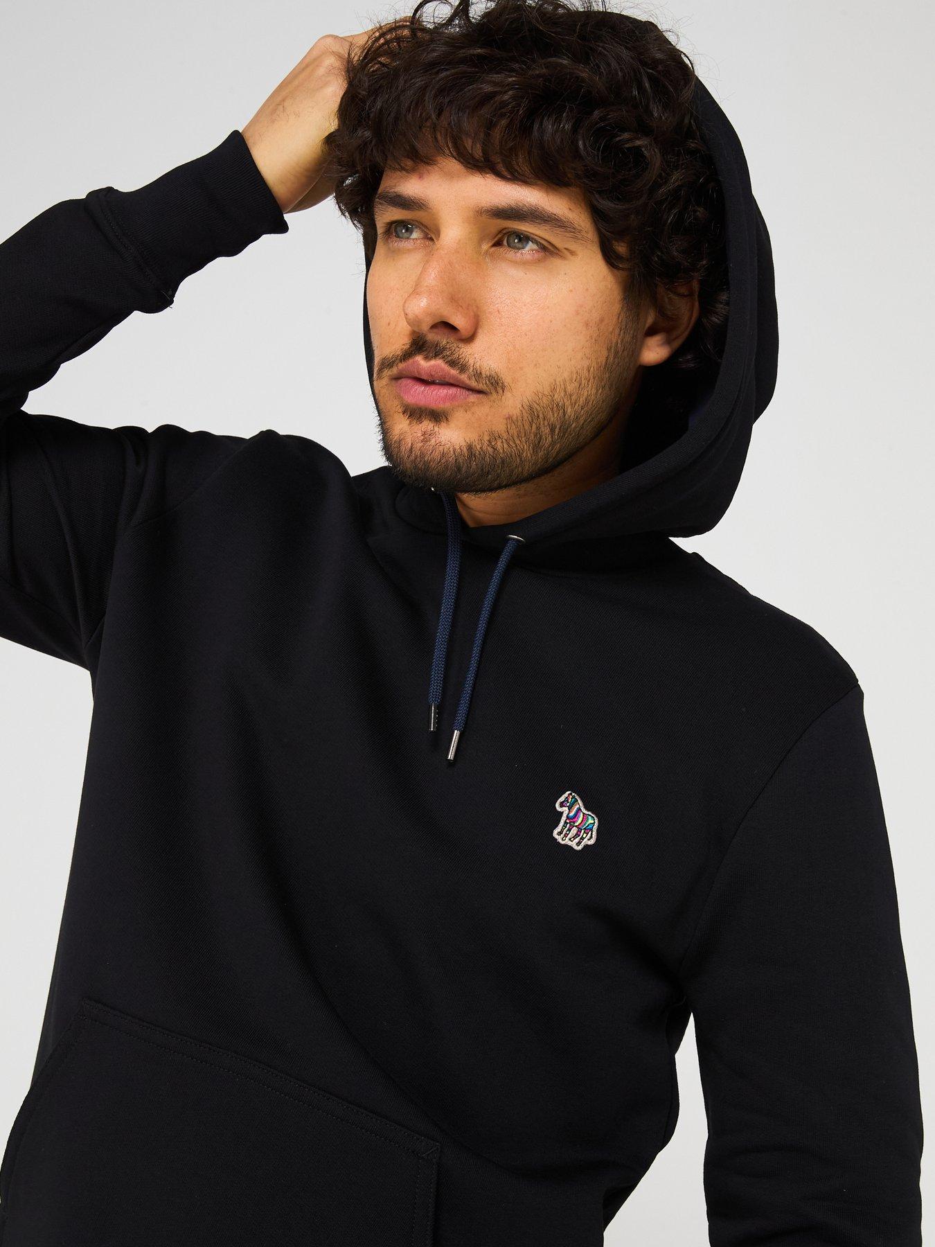 Image 5 of 5 of PS PAUL SMITH Zebra Logo Regular Fit Hoodie -&nbsp;Black
