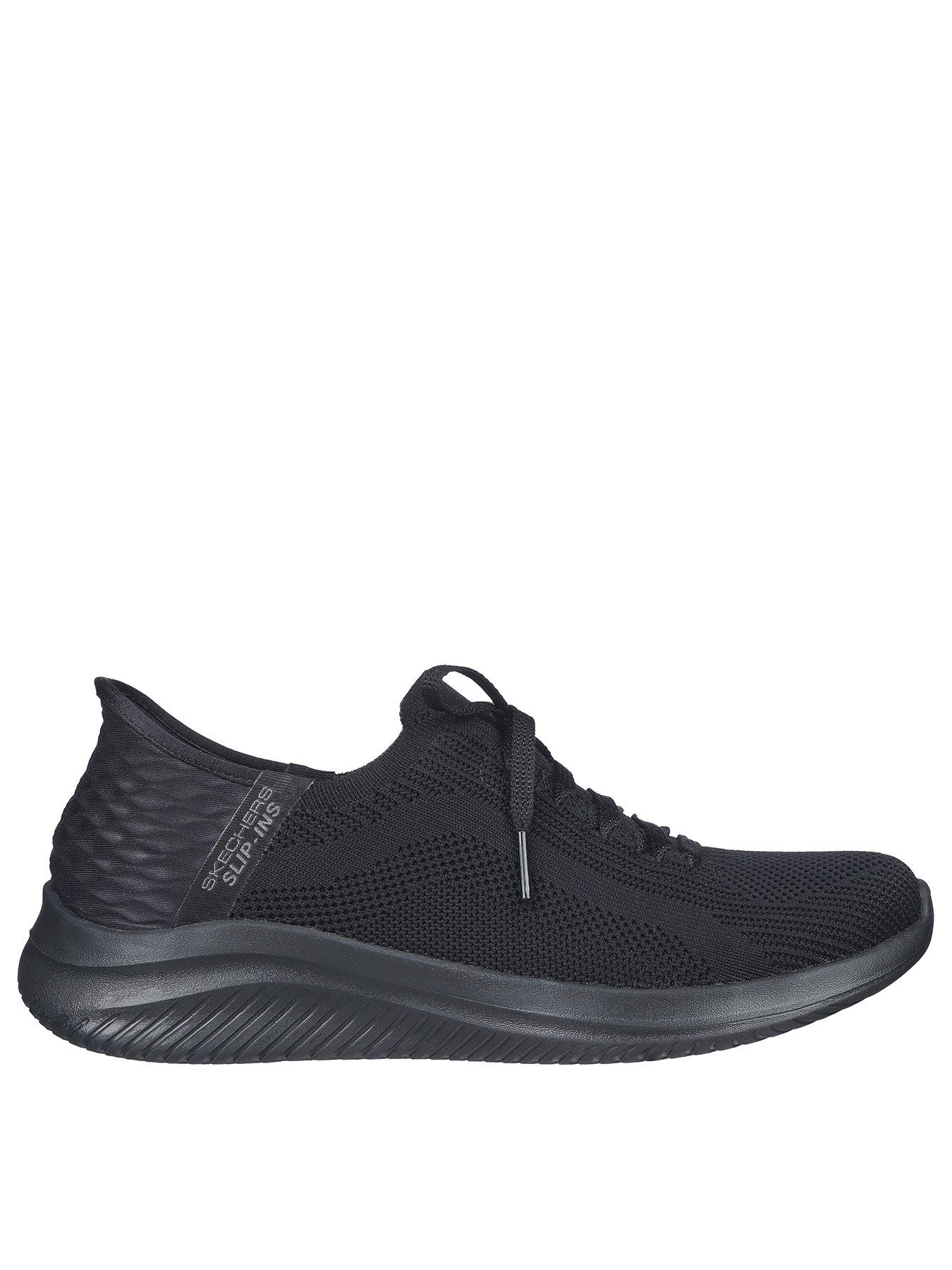 Skechers slip sale ons with laces