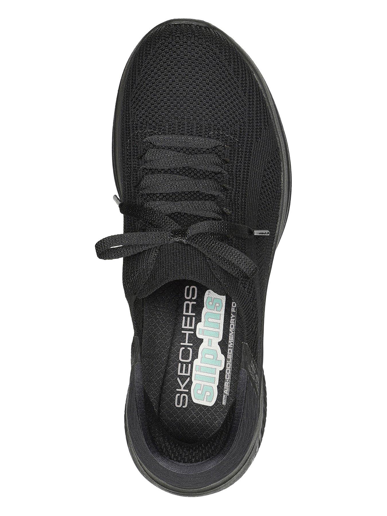 Skechers Ultra Flex Brilliant Path Fixed Lace Slip-ins Black
