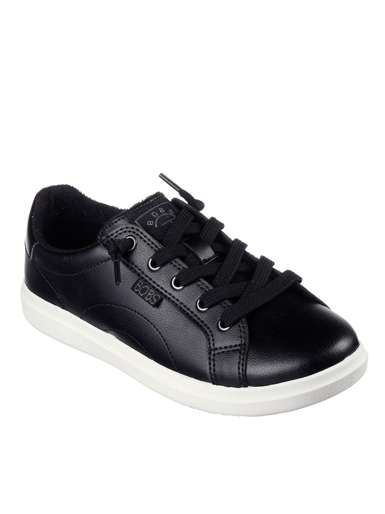 Skechers BOBS D´VINE – Leinen Schnürhalbschuh In Schwarz, Mit Memory Foam, Vegan & Bequem