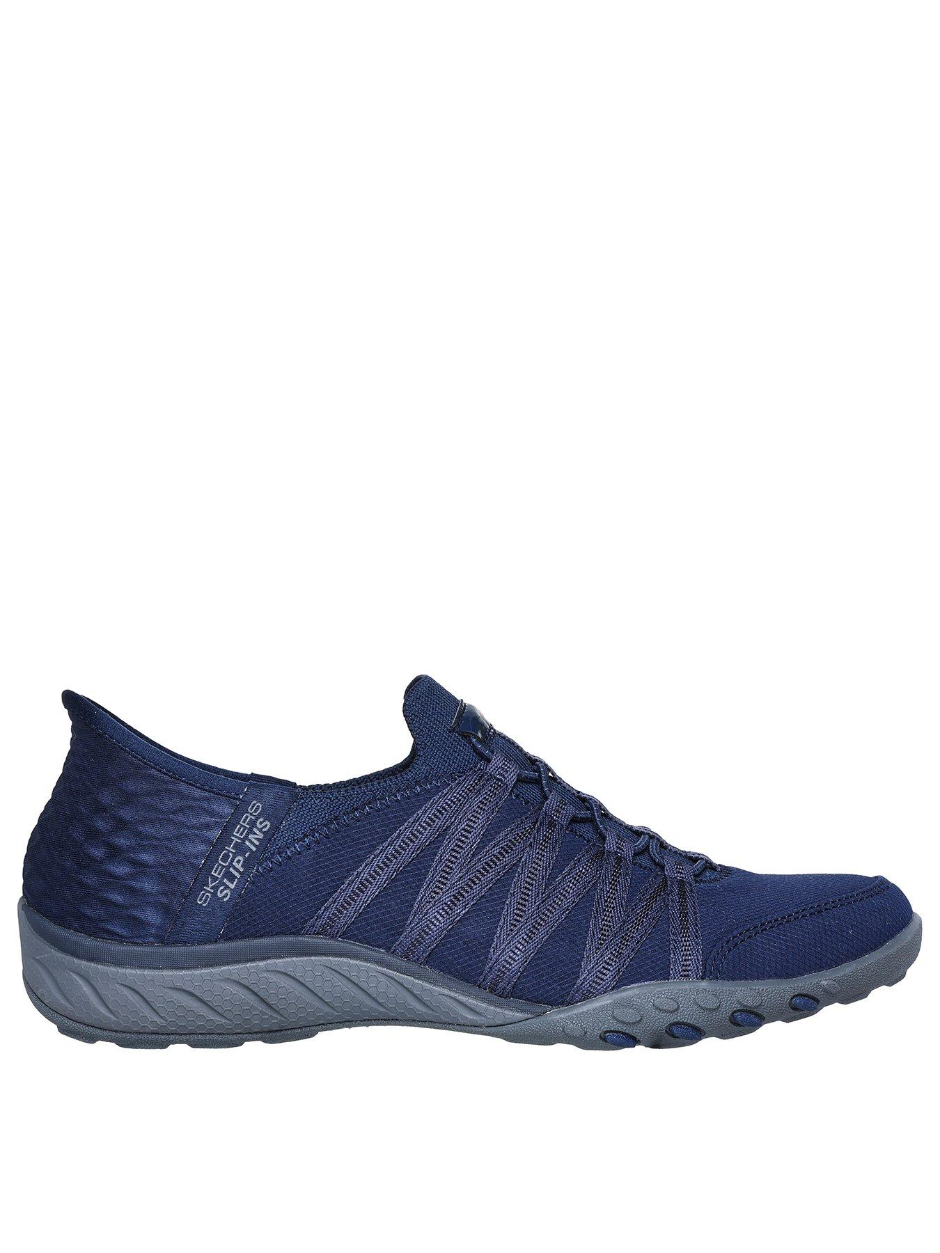 Skechers bungee slip 2025 on knitted