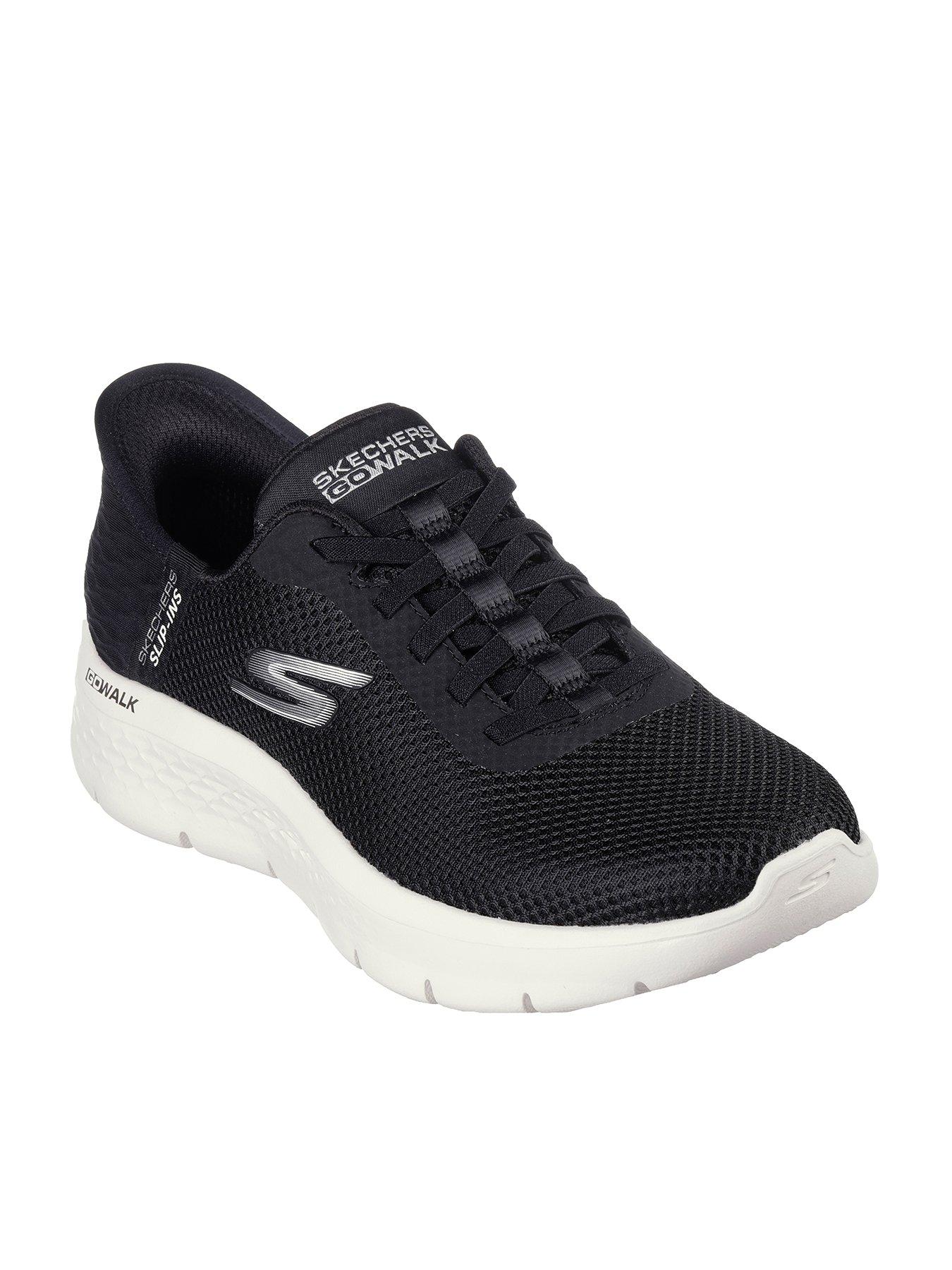 Skechers ladies bungee slip on clearance shoe