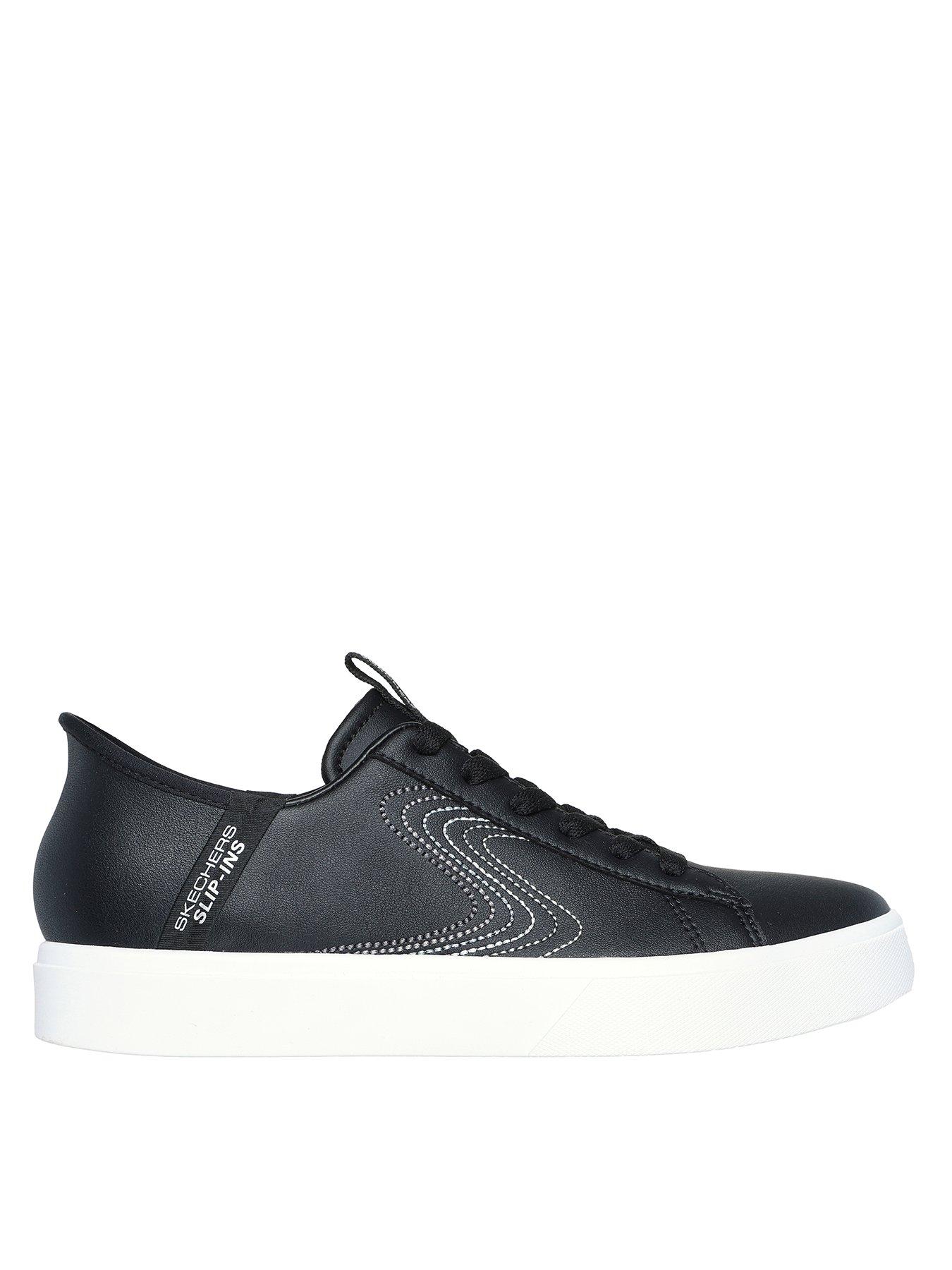 DKNY Abeni - Lace Up Sneaker - Brt White/black