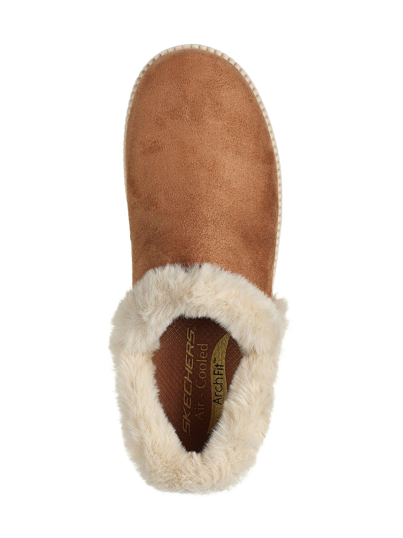 Skechers on sale fur slippers