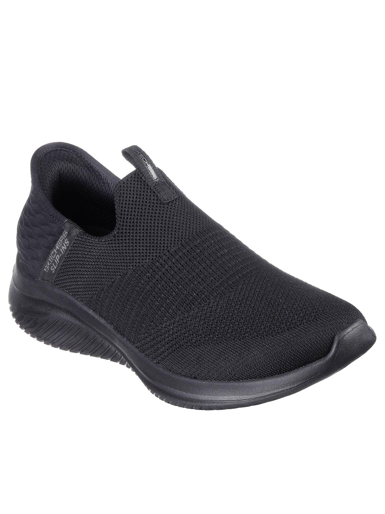 Black shop skechers very